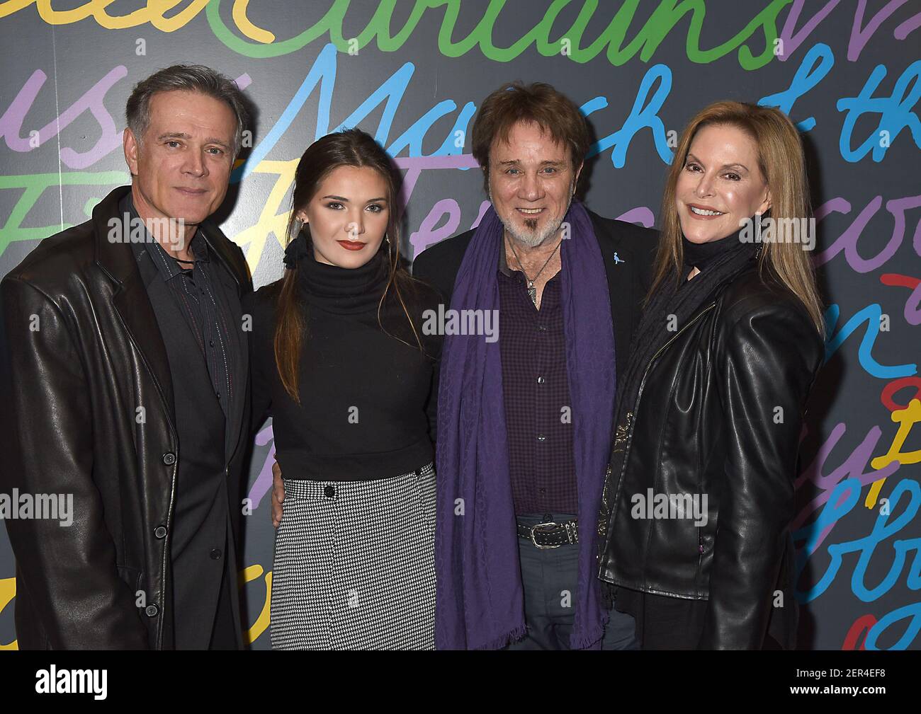 Frank Dicopoulos, daughter Olivia, Franke Previte and wife Lisa Sherman ...