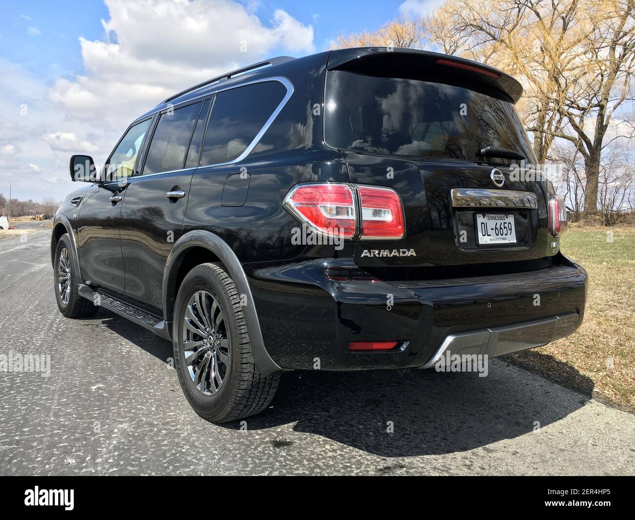 The 2018 Nissan Armada in Platinum Reserve trim is an 8seat AWD full