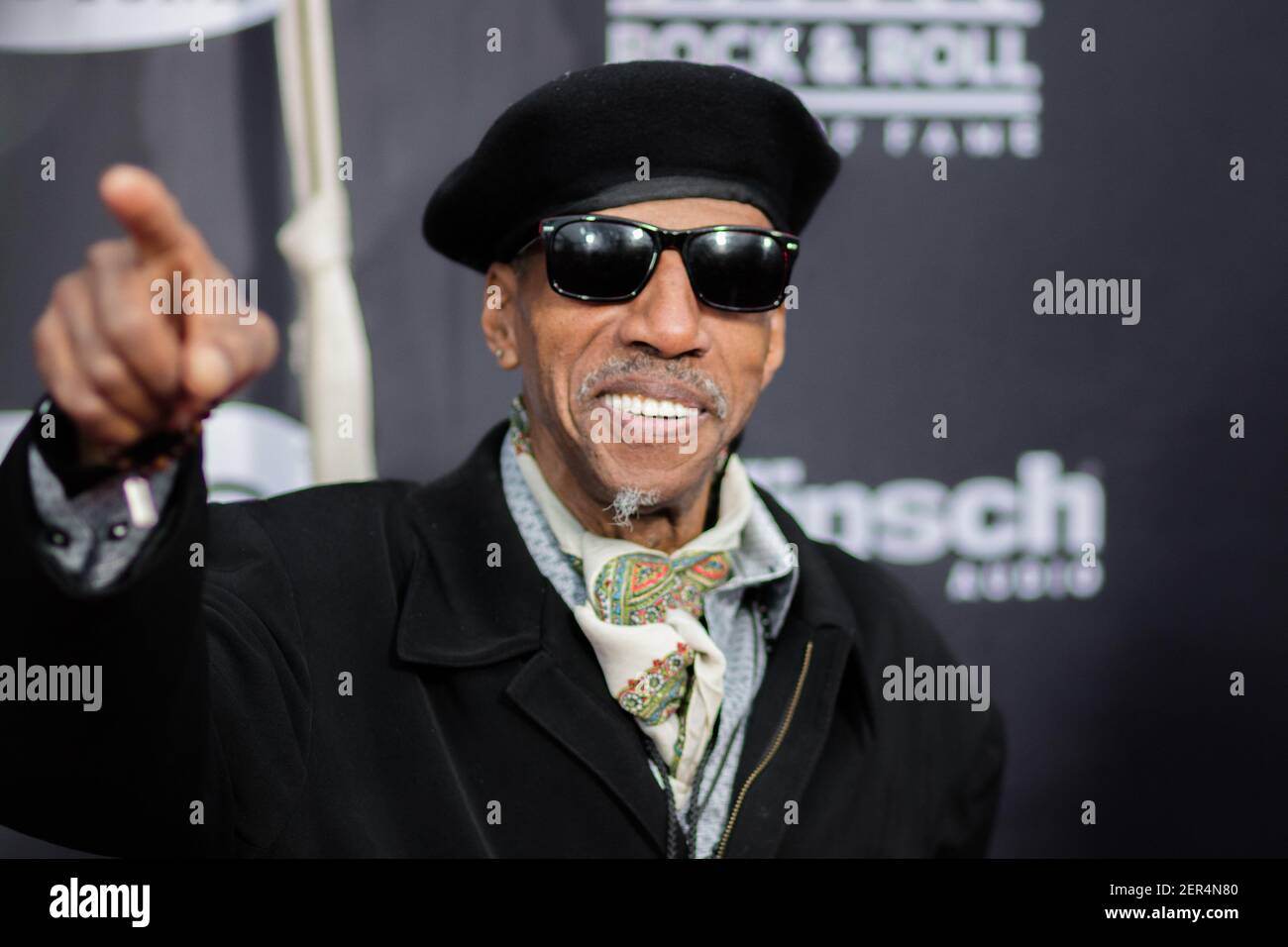 Sam Waymon on the red carpet before the 2018 Rock and Roll Hall of Fame ...