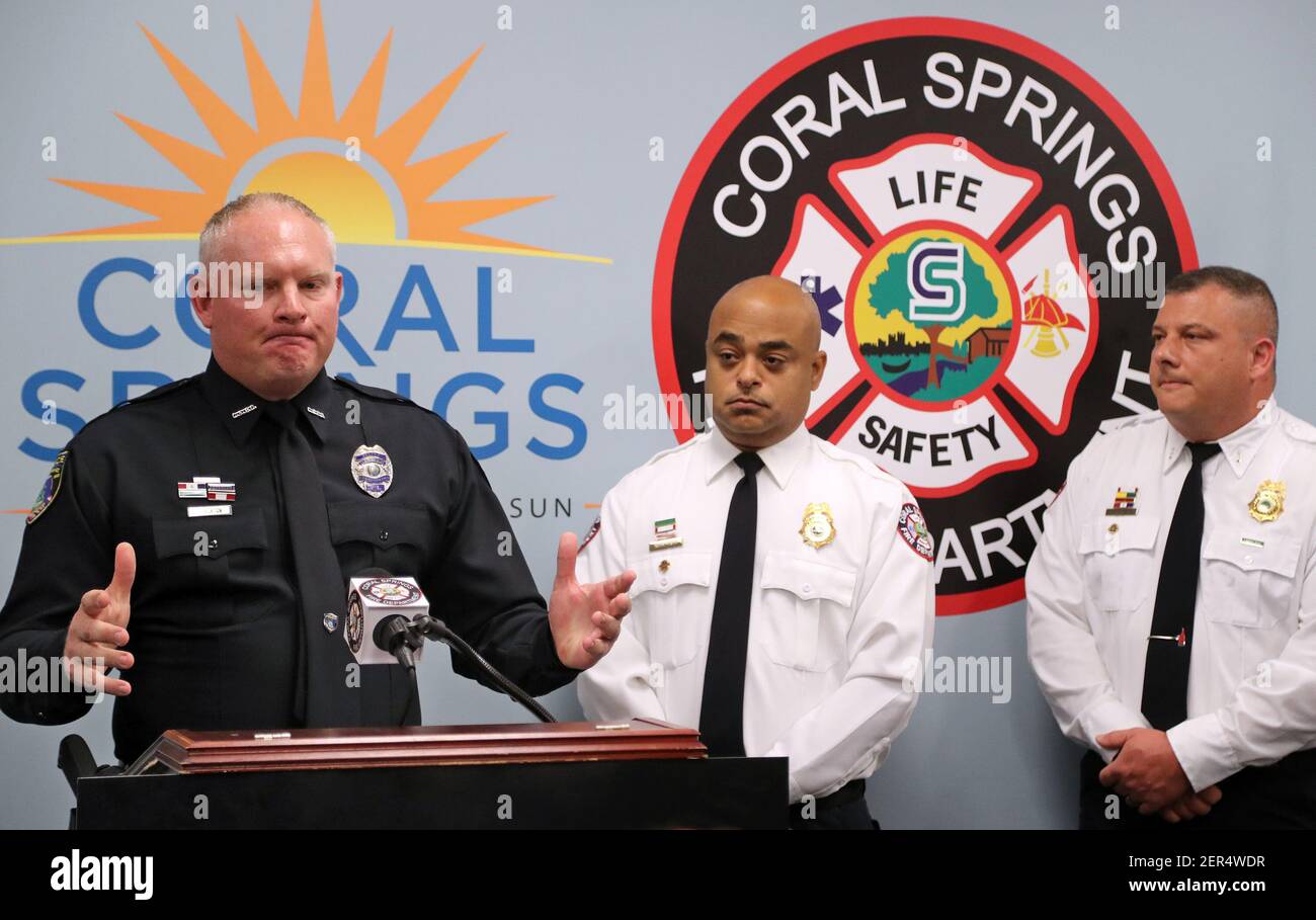 Coral Springs Police Officer Tim Burton, a school resource officer at