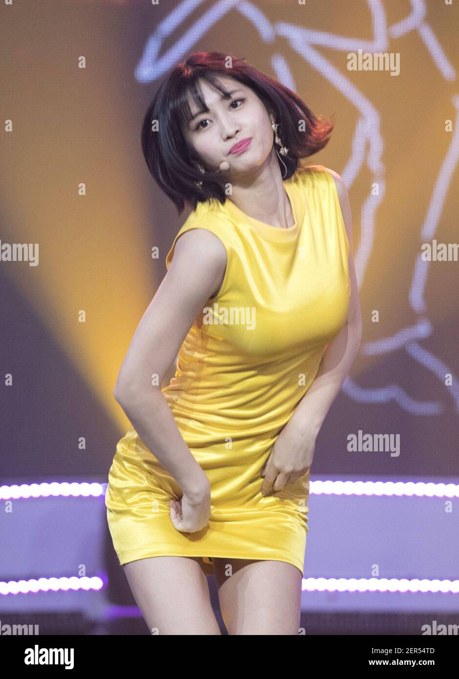 18 April 2018 - Goyang, South Korea : Japanese vocal Momo, members