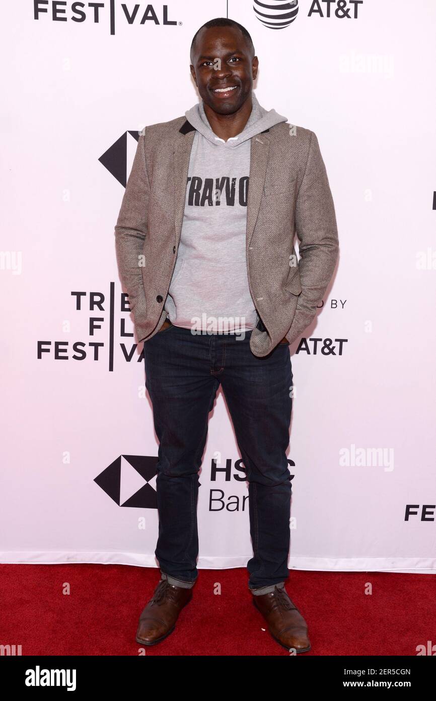 Actor Gbenga Akinnagbe attends the “EGG” World Premiere at SVA Theatre