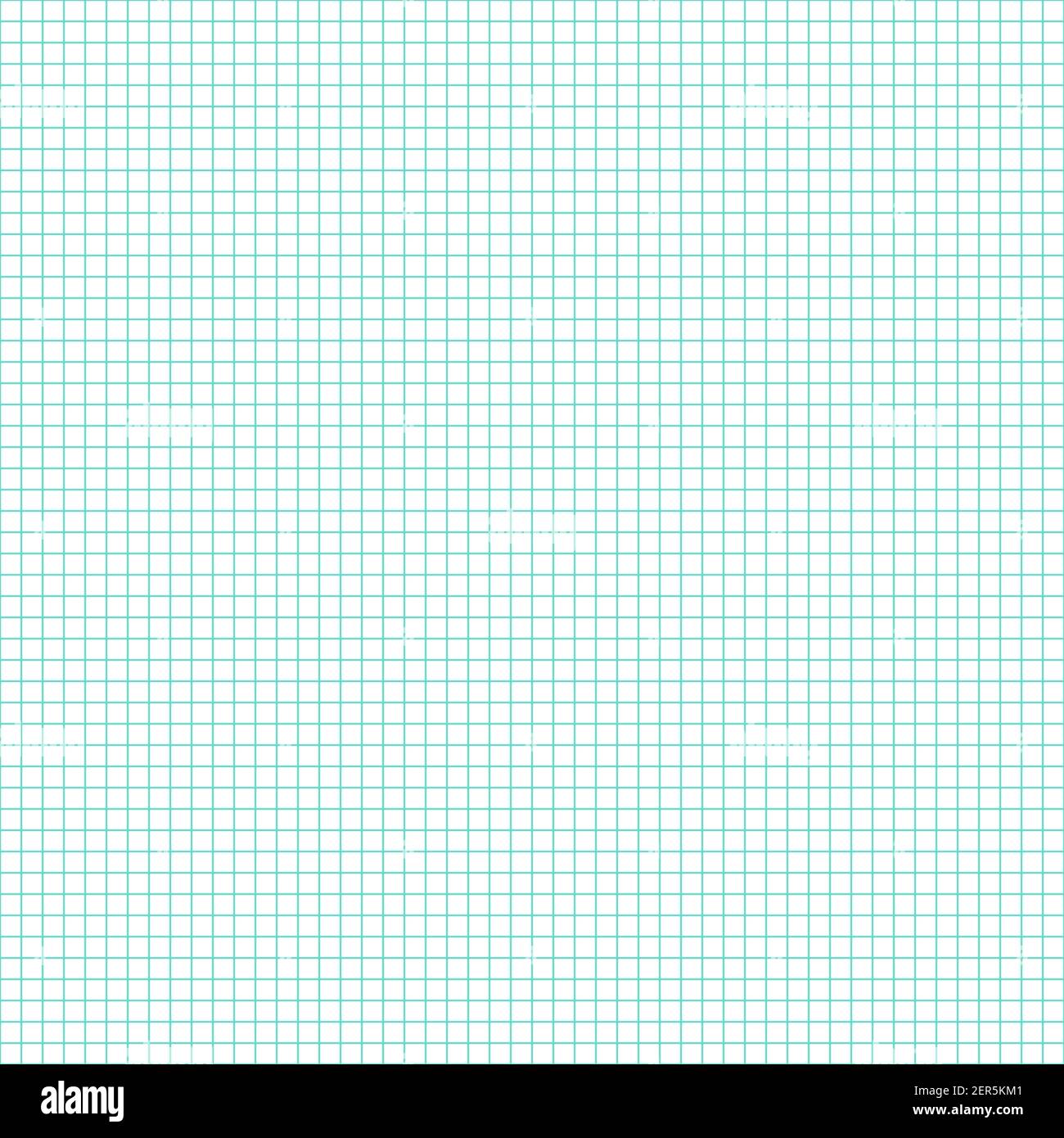 Grid paper. Abstract squared background with blue graph. Geometric pattern for school, wallpaper, textures, notebook. Lined blank isolated on Stock Vector