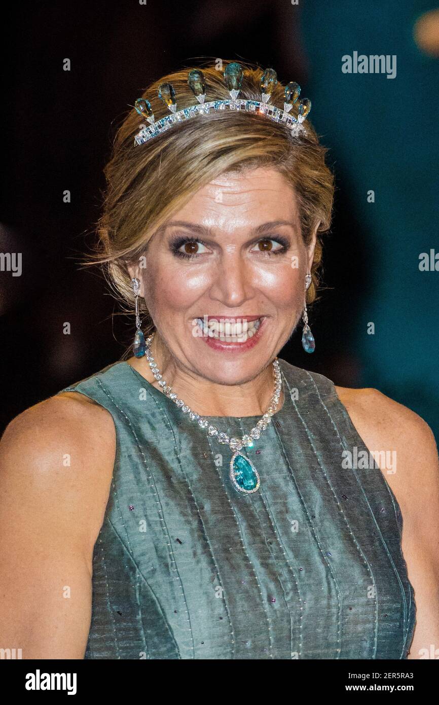 Queen Maxima during the annual gala dinner for the Corps Diplomatique ...