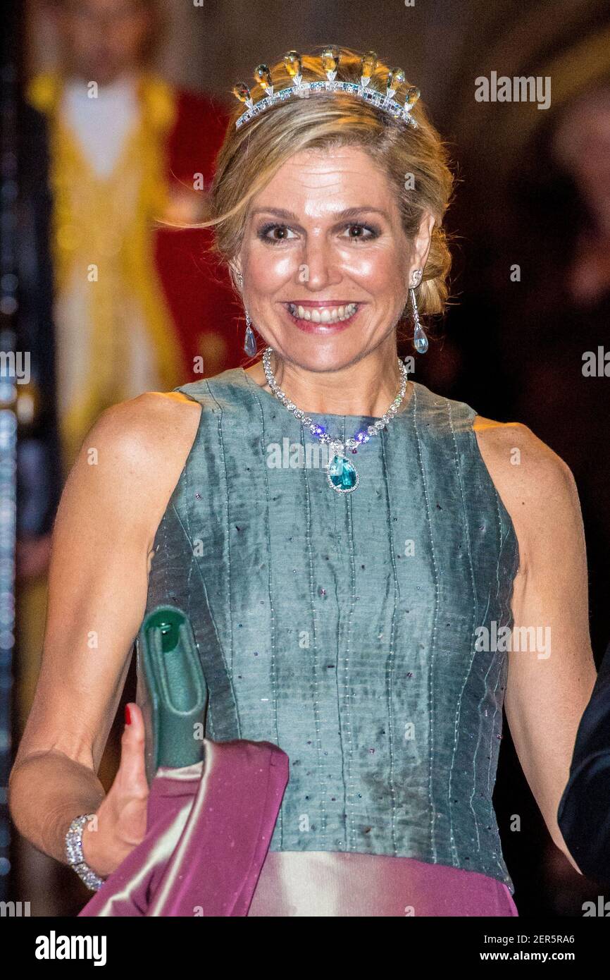Queen Maxima during the annual gala dinner for the Corps Diplomatique ...