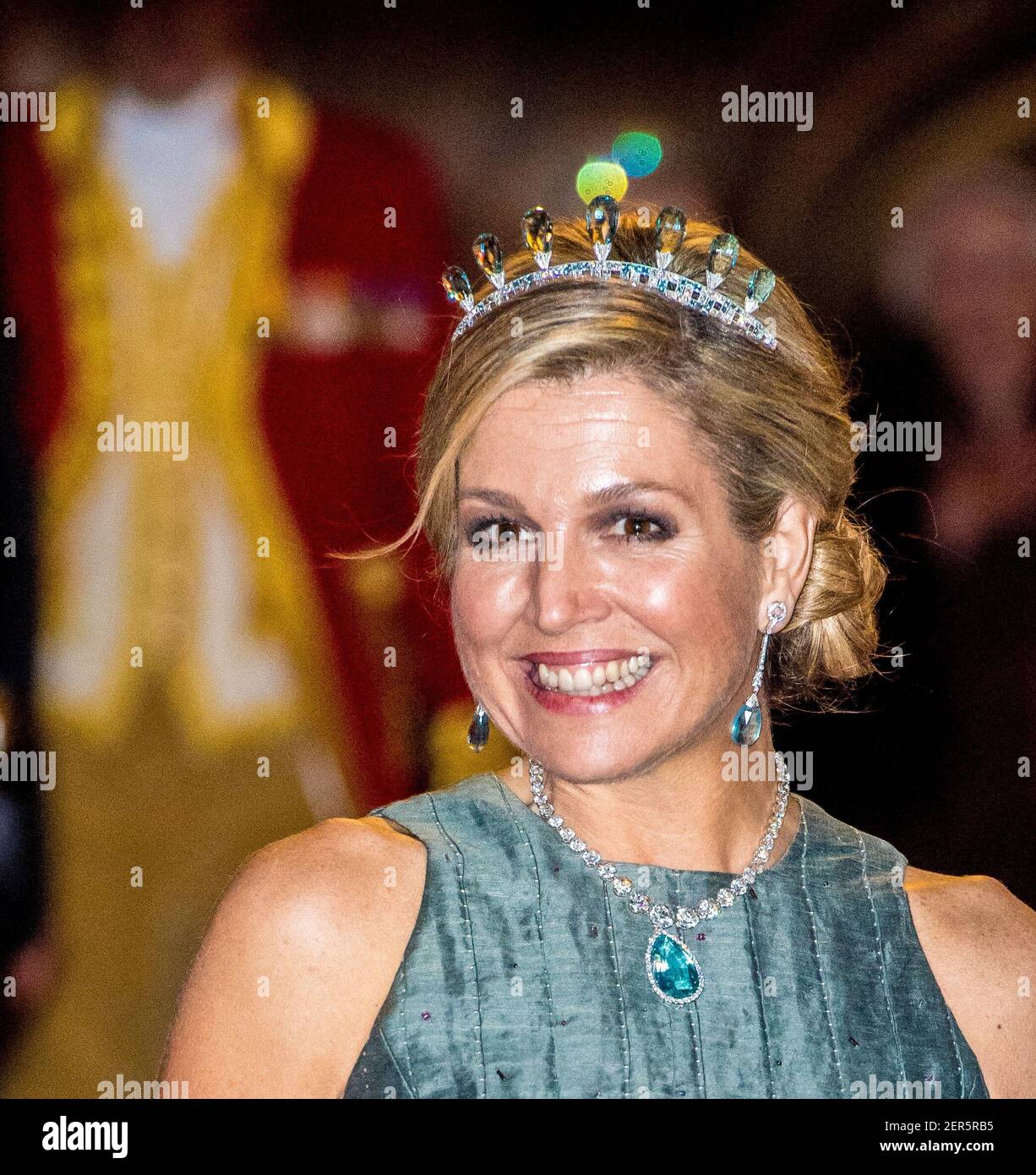 Queen Maxima during the annual gala dinner for the Corps Diplomatique ...