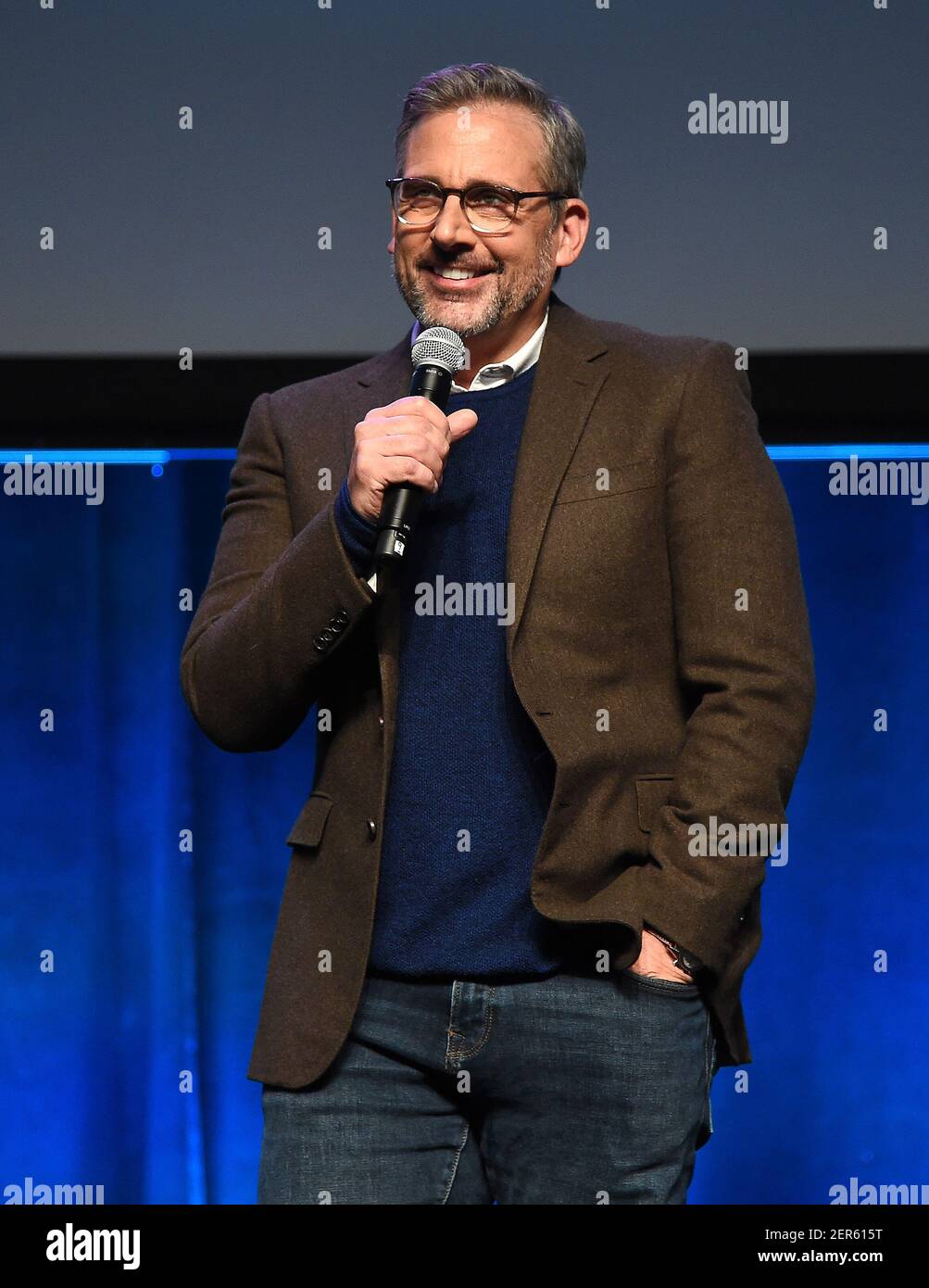 LAS VEGAS, NV - APRIL 26: Steve Carell onstage during the Amazon Studios  presentation at CinemaCon 2018