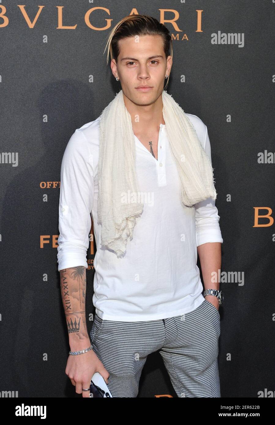 Model Dylan Ravagnani attends the Bvlgari world premiere of The