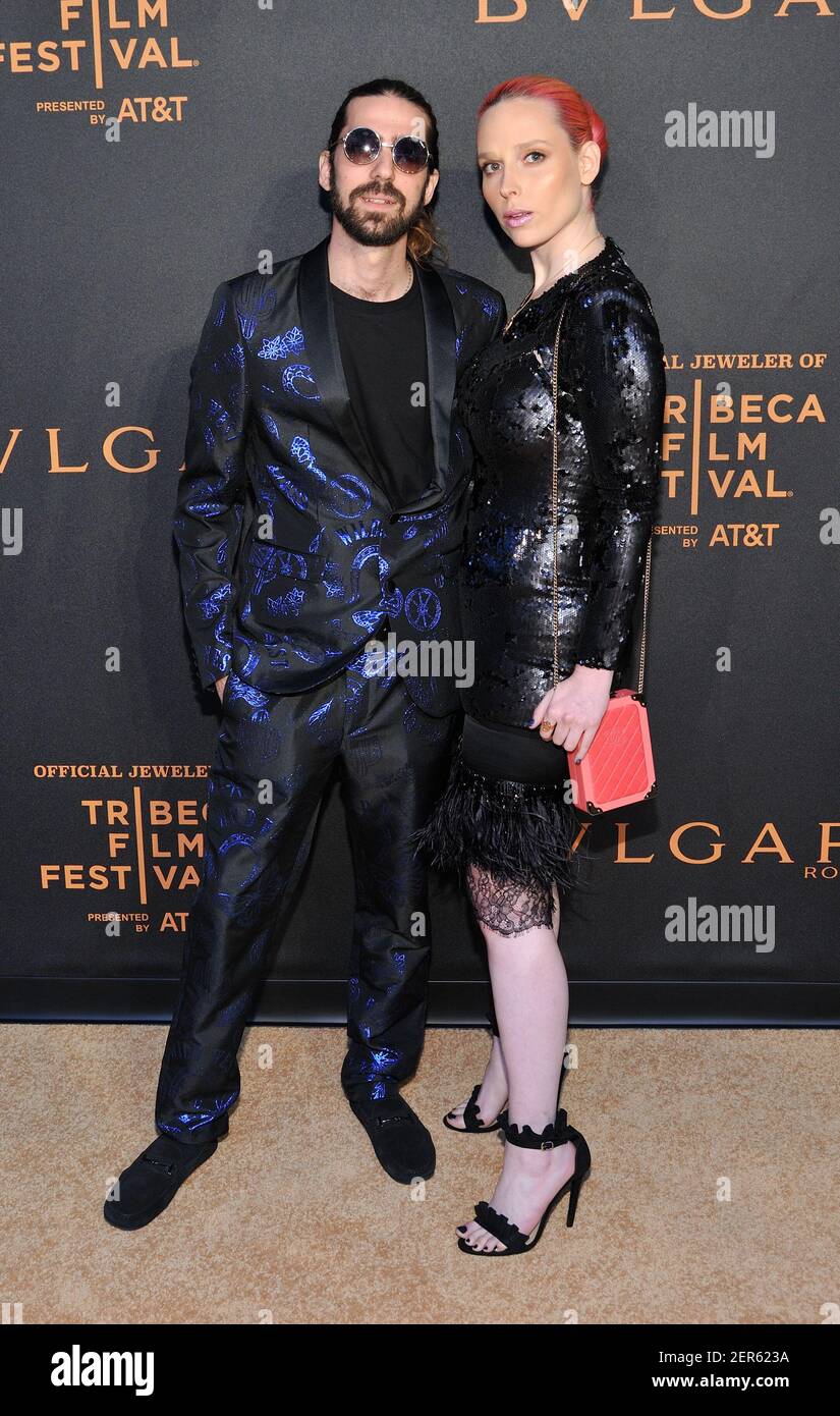 L-R: Ringo Merea and designer Mery Racauchi attend the Bvlgari world