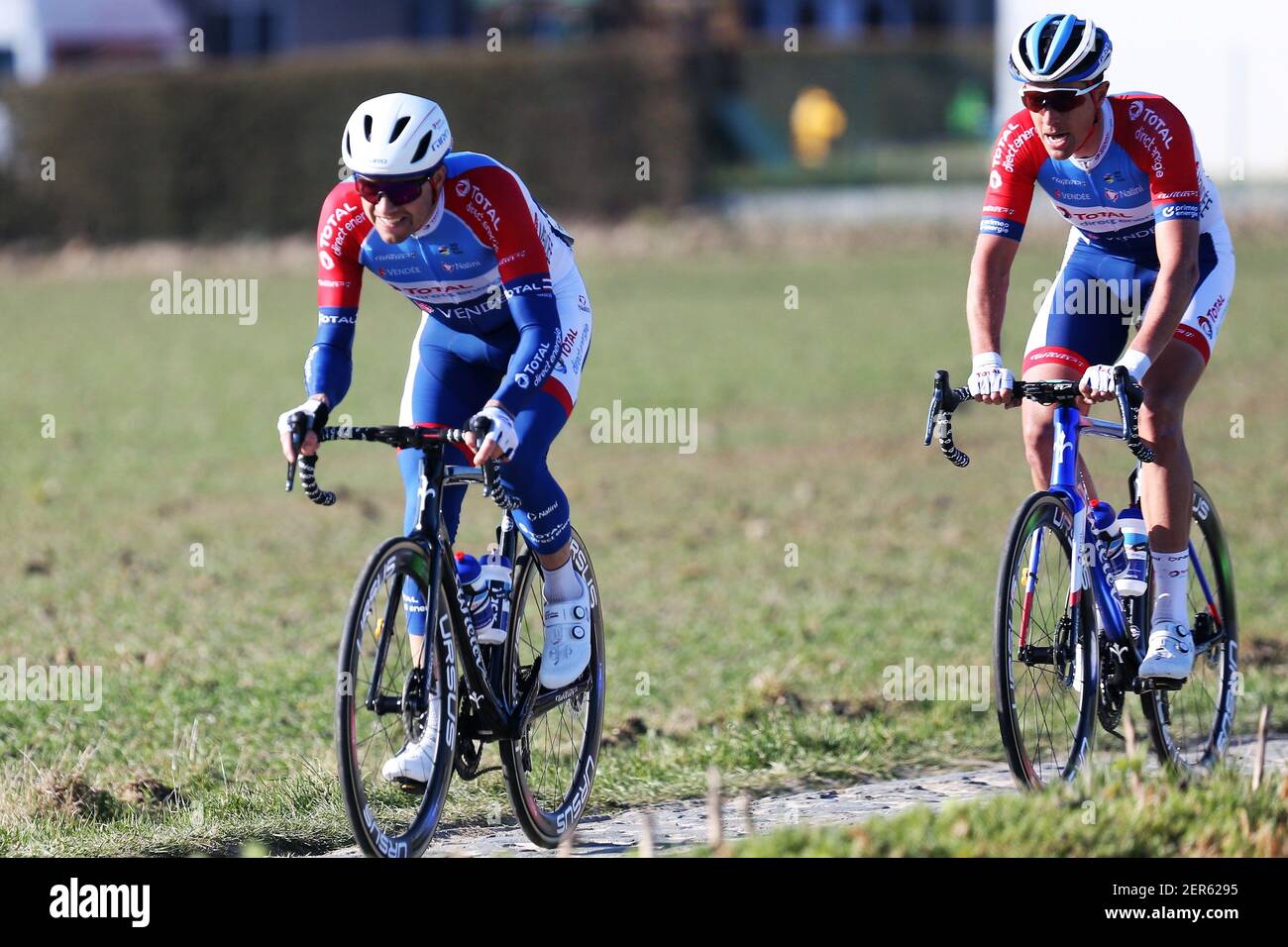 Niki Terpstra of Team Total Direct Energie during the Kuurne - Brussel -  Kuurne 2021, cycling race on February 28, 2021 in Kuurne, Belgium - Photo  Laurent Lairys / DPPI Stock Photo - Alamy
