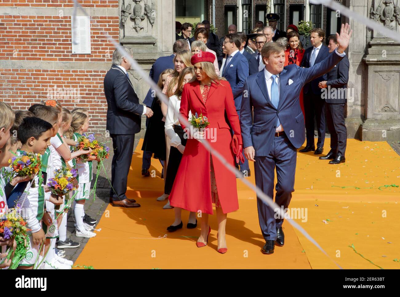 King Willem-Alexander and Queen Maxima celebrating King Willem ...