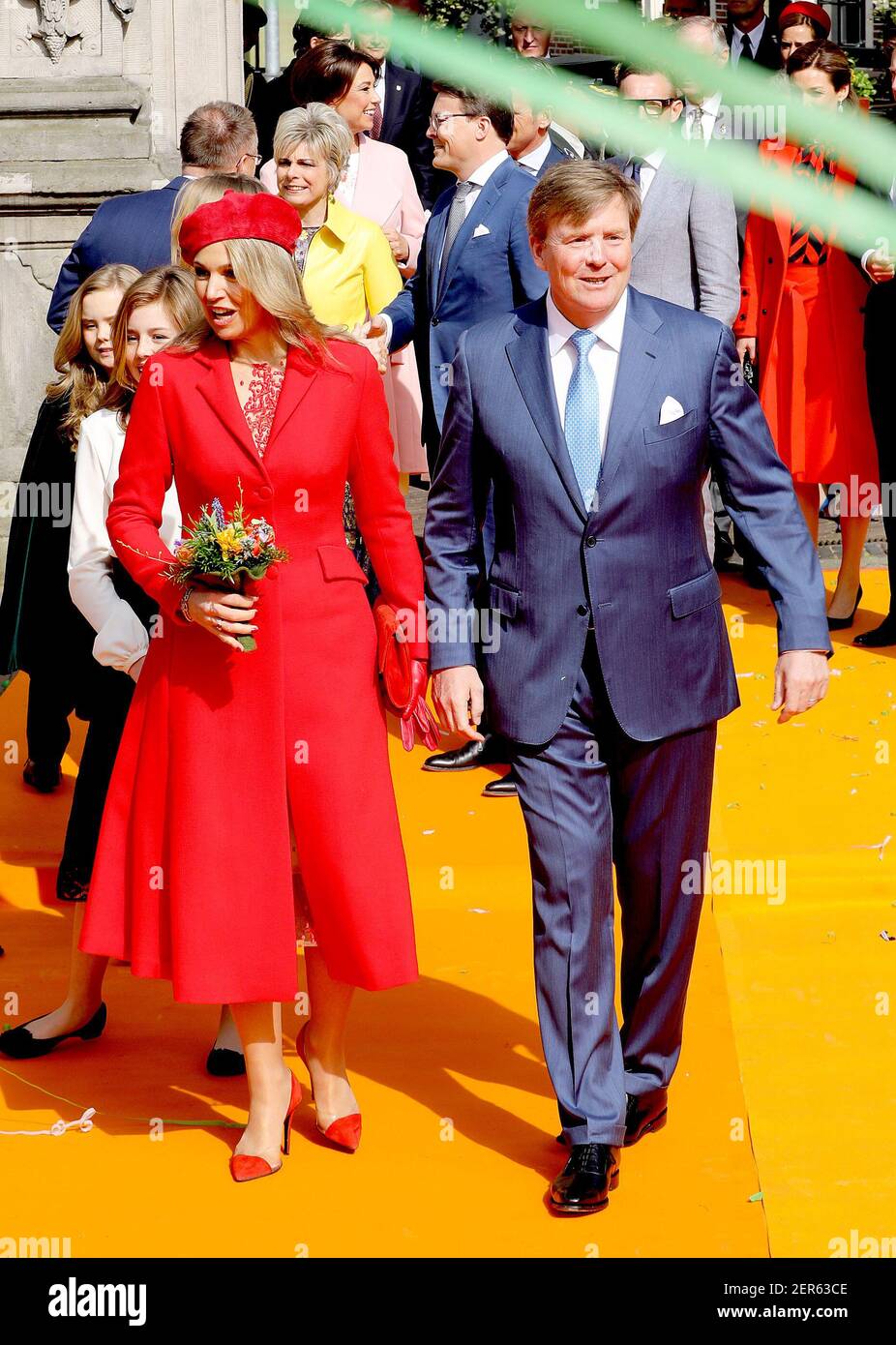 King Willem-Alexander and Queen Maxima celebrating King Willem ...