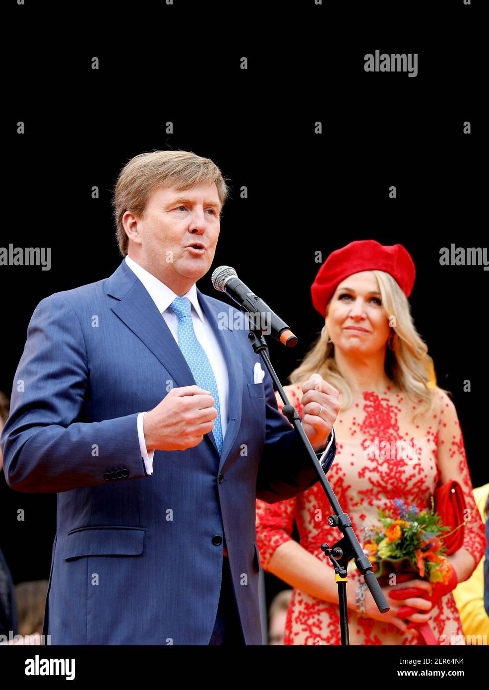 King Willem-Alexander and Queen Maxima celebrating King Willem ...