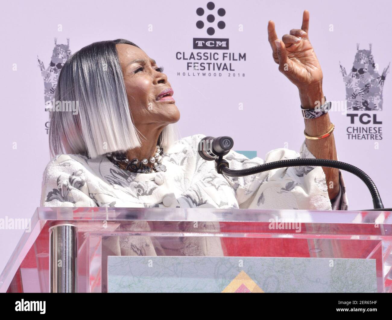 Cicely Tyson at her Hand & Footprint Ceremony held at the TCL Chinese