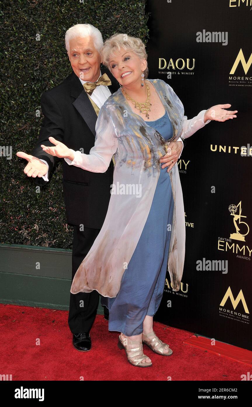 Bill Hayes (L) and Susan Seaforth Hayes at the 2018 Daytime Emmy Awards