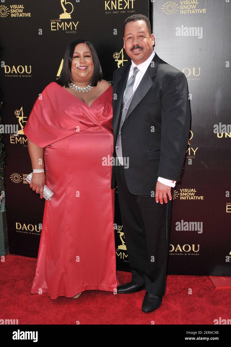 Dana Cutler (L) and Keith Cutler at the 2018 Daytime Emmy Awards held