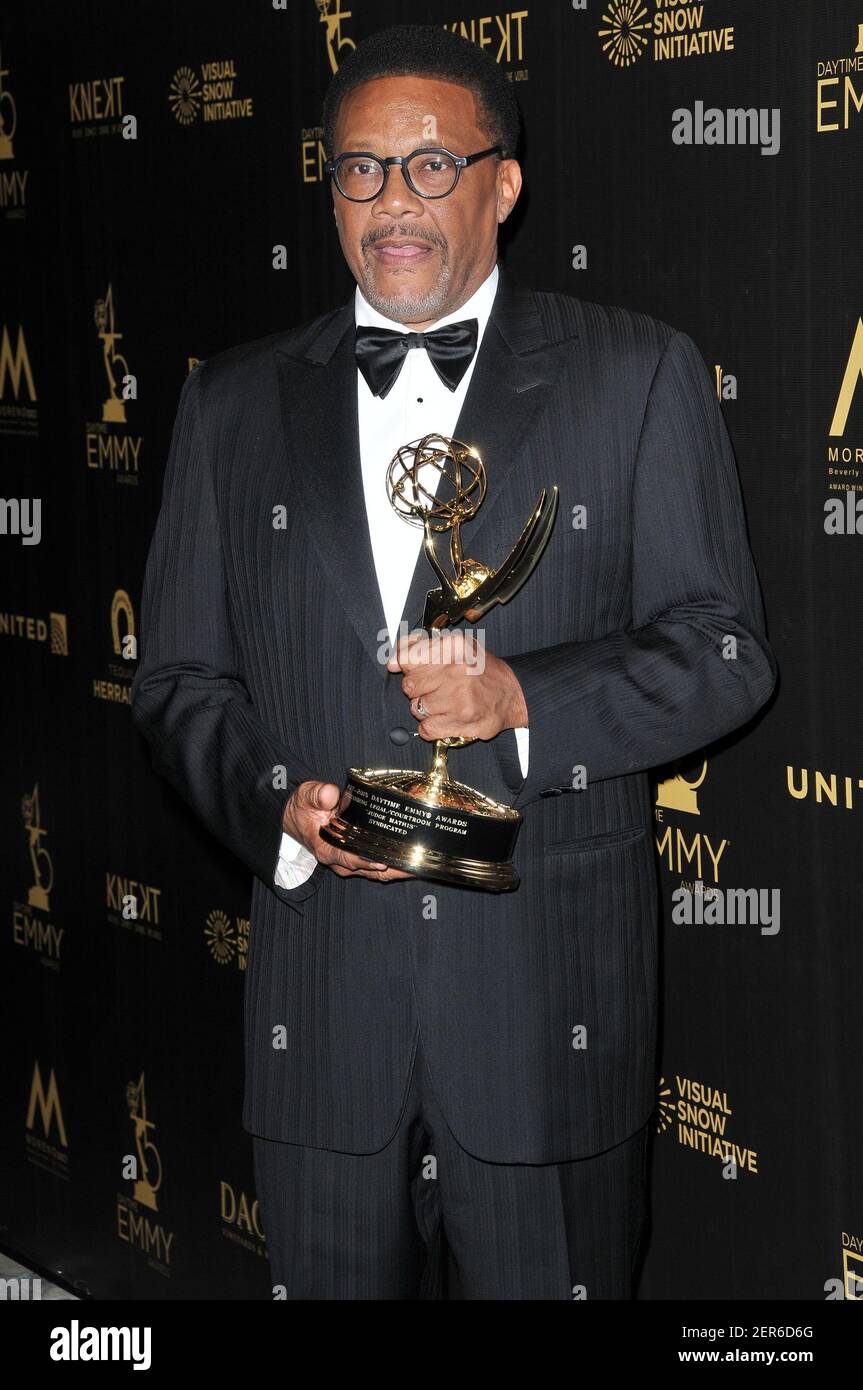 Judge Greg Mathis, winner of Outstanding Legal/Courtroom Program for