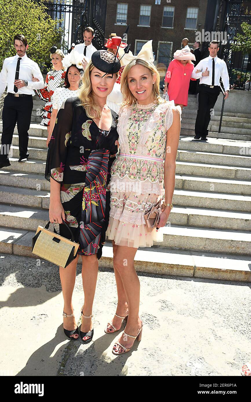 Victoria Triplett and Taylor McKenzieJackson attends the Central Park