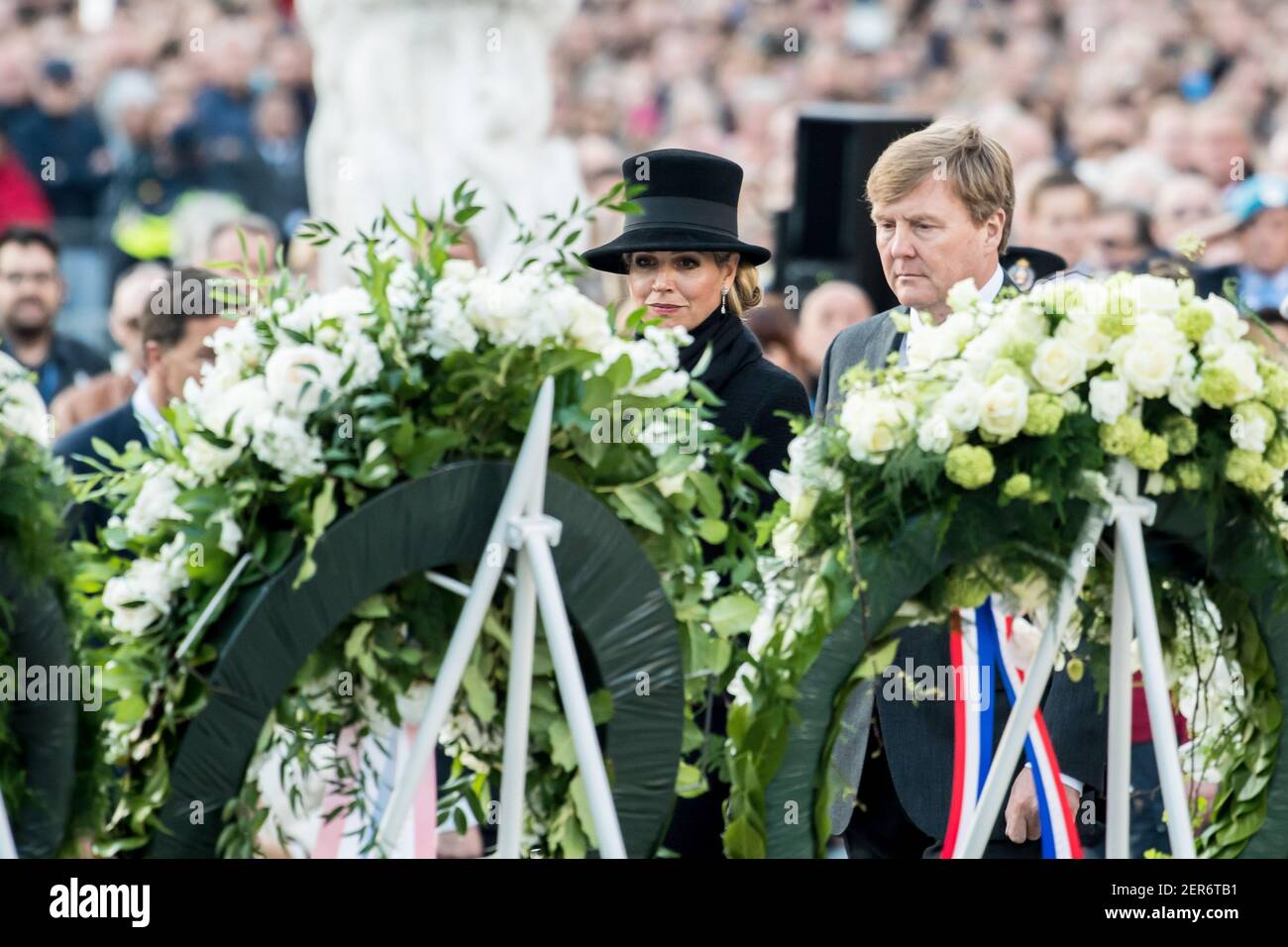 King Willem-Alexander and Queen Maxima during the National WWII ...