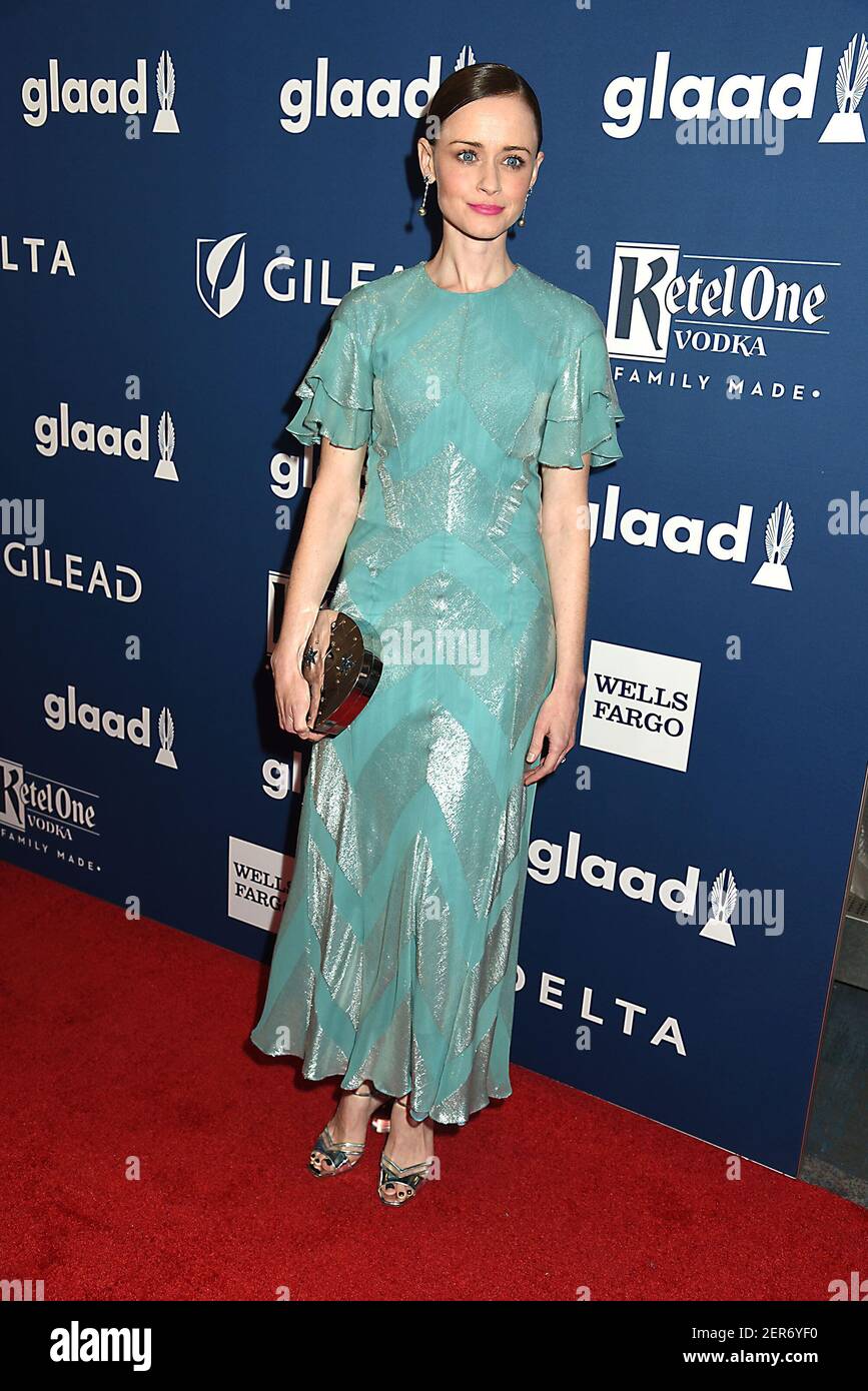 actress Alexis Bledel, Gilmore Girls and The Handmaid's Tale, attends