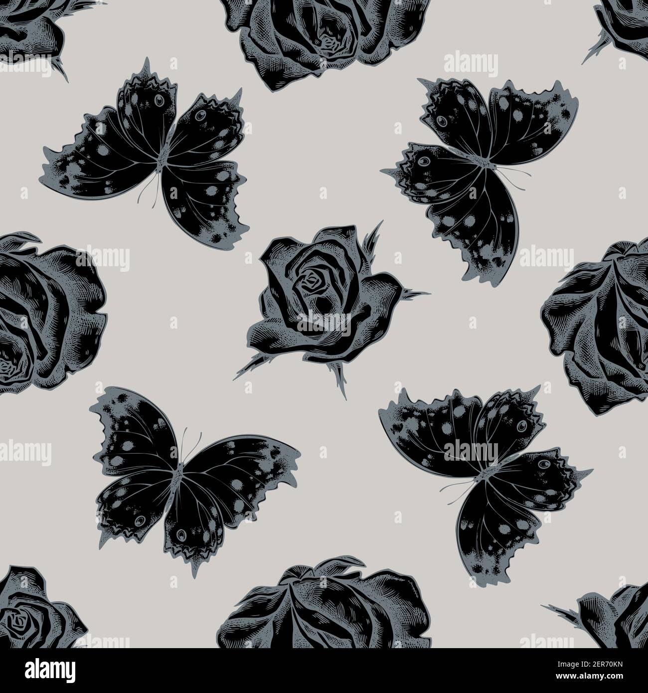 Inverted Rose Pattern Inverted flight Stock Vector Images - Alamy