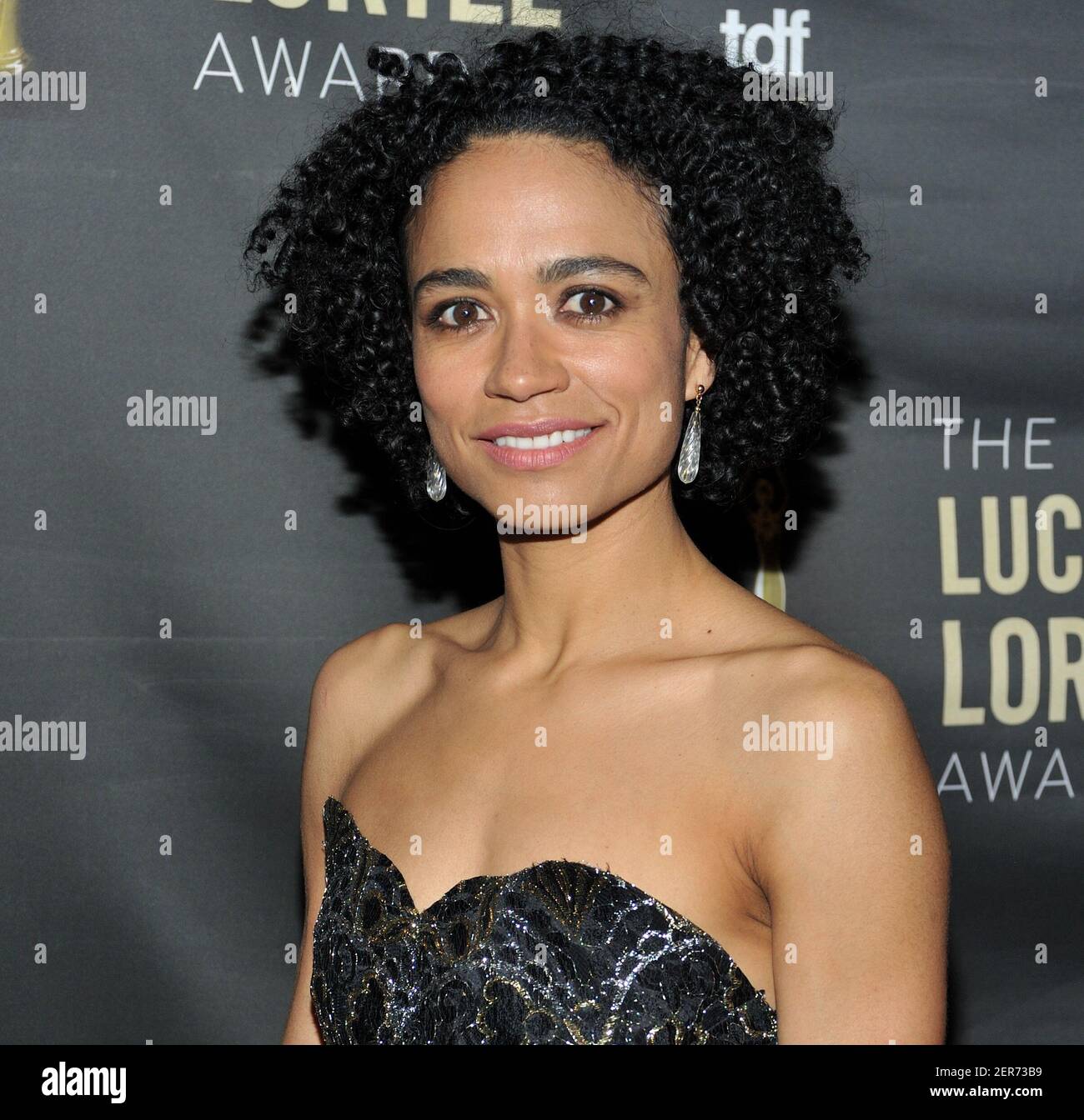 Actress Lauren Ridloff attends the 2018 Lucille Lortel Awards at the