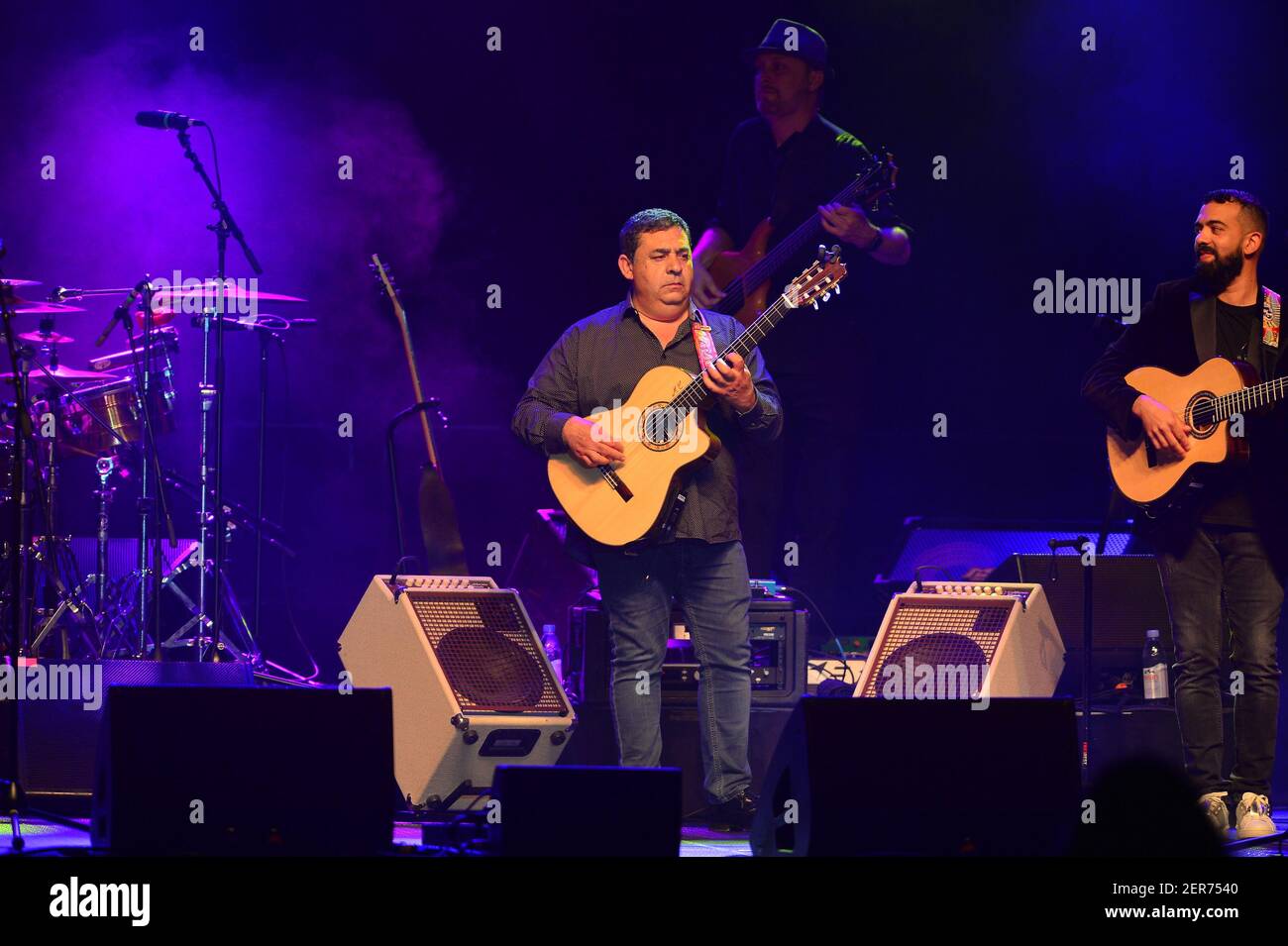 Tonino Baliardo of The Gipsy Kings featuring Nicolas Reyes performs onstage  at Hard Rock Event Center on May 5, 2018 in Hollywood, Florida. (Photo by  JL/Sipa USA Stock Photo - Alamy