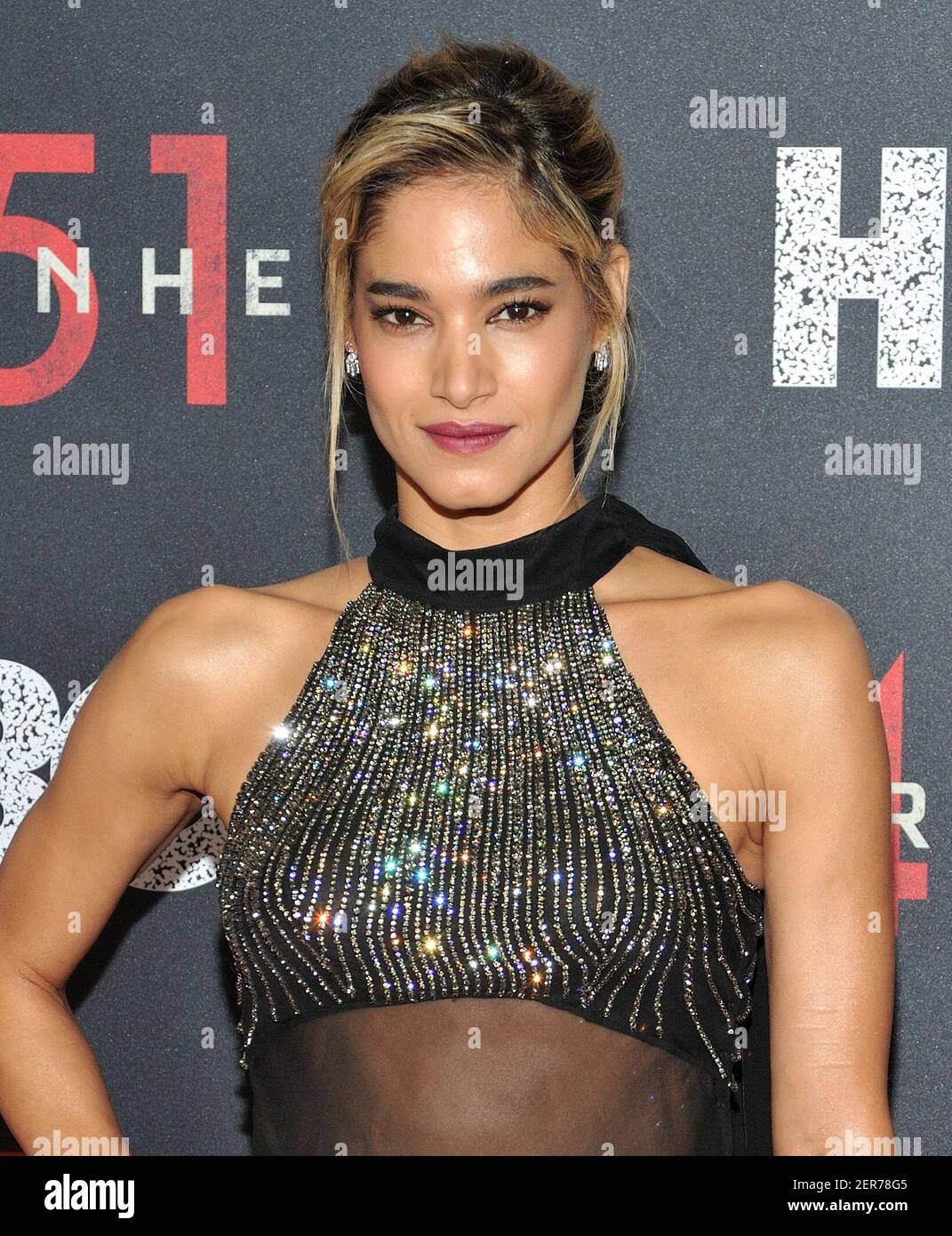 Actress Sofia Boutella attends the NYC premiere of Fahrenheit 451 at