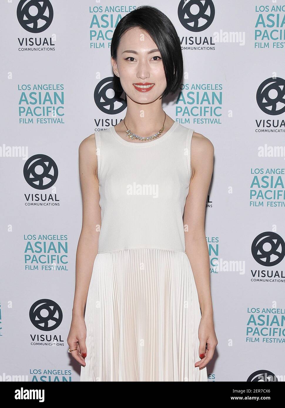 Actress Mari Yamamoto at the 2018 Los Angeles Asian Pacific Film
