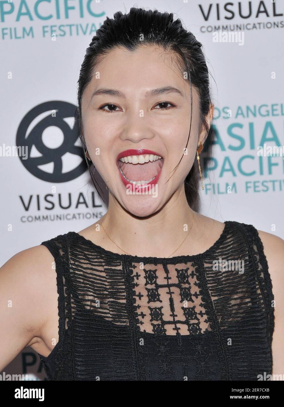 Actress Rino Nakasone at the 2018 Los Angeles Asian Pacific Film