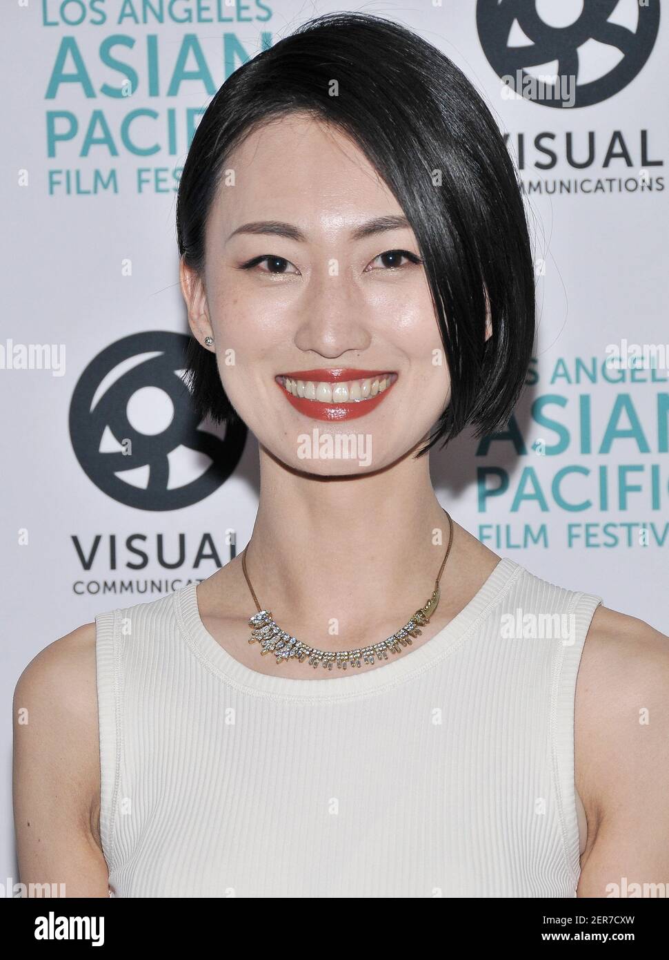 Actress Mari Yamamoto at the 2018 Los Angeles Asian Pacific Film