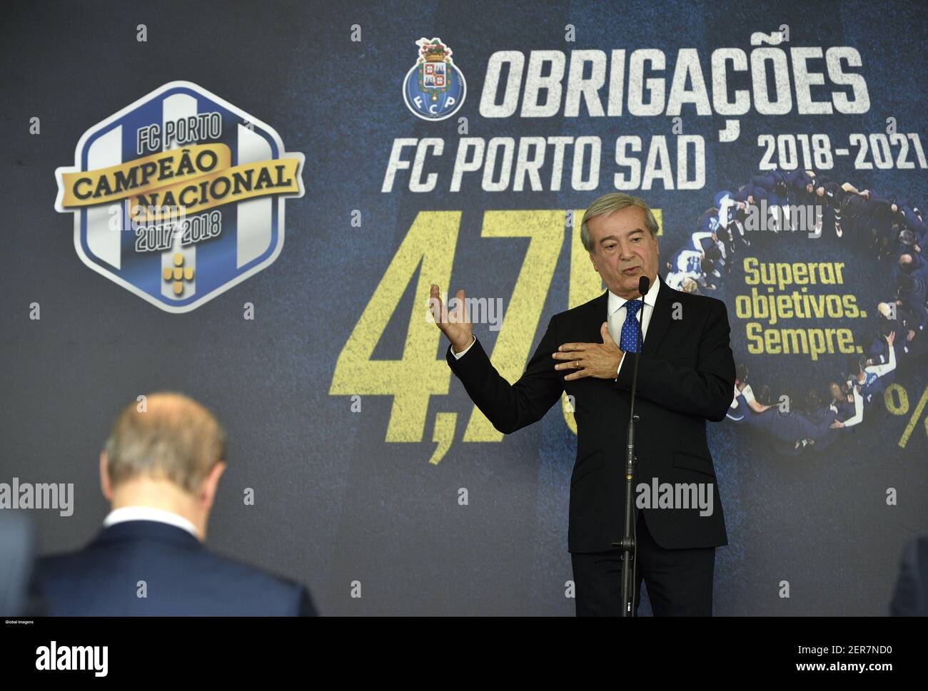 Porto,14/05/2018- Decorreu esta manhã, na tribuna Vip do EstÃ¡dio do  Dragão, conferÃªncia de imprensa de apresentação de empréstimo  obrigacionista da SAD do FC Porto, com a presença de Fernando Gomes e de