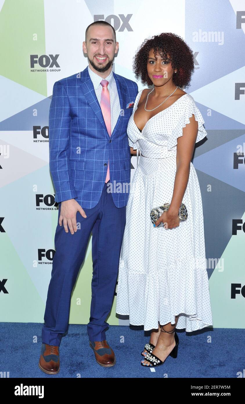 NEW YORK MAY 14 L R Nick Wright and Danielle Wright attend the Fox