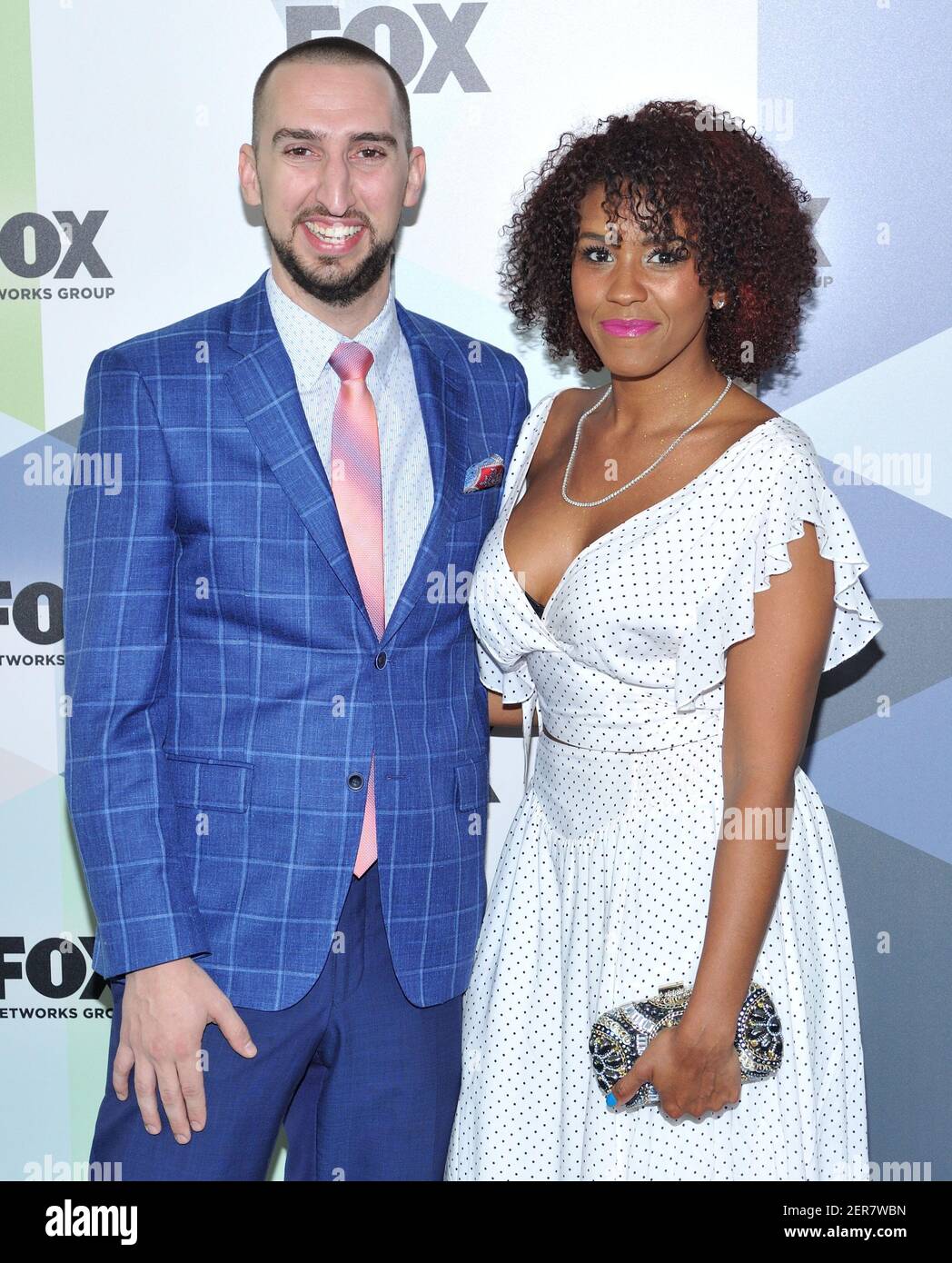 NEW YORK MAY 14 L R Nick Wright and Danielle Wright attend the Fox