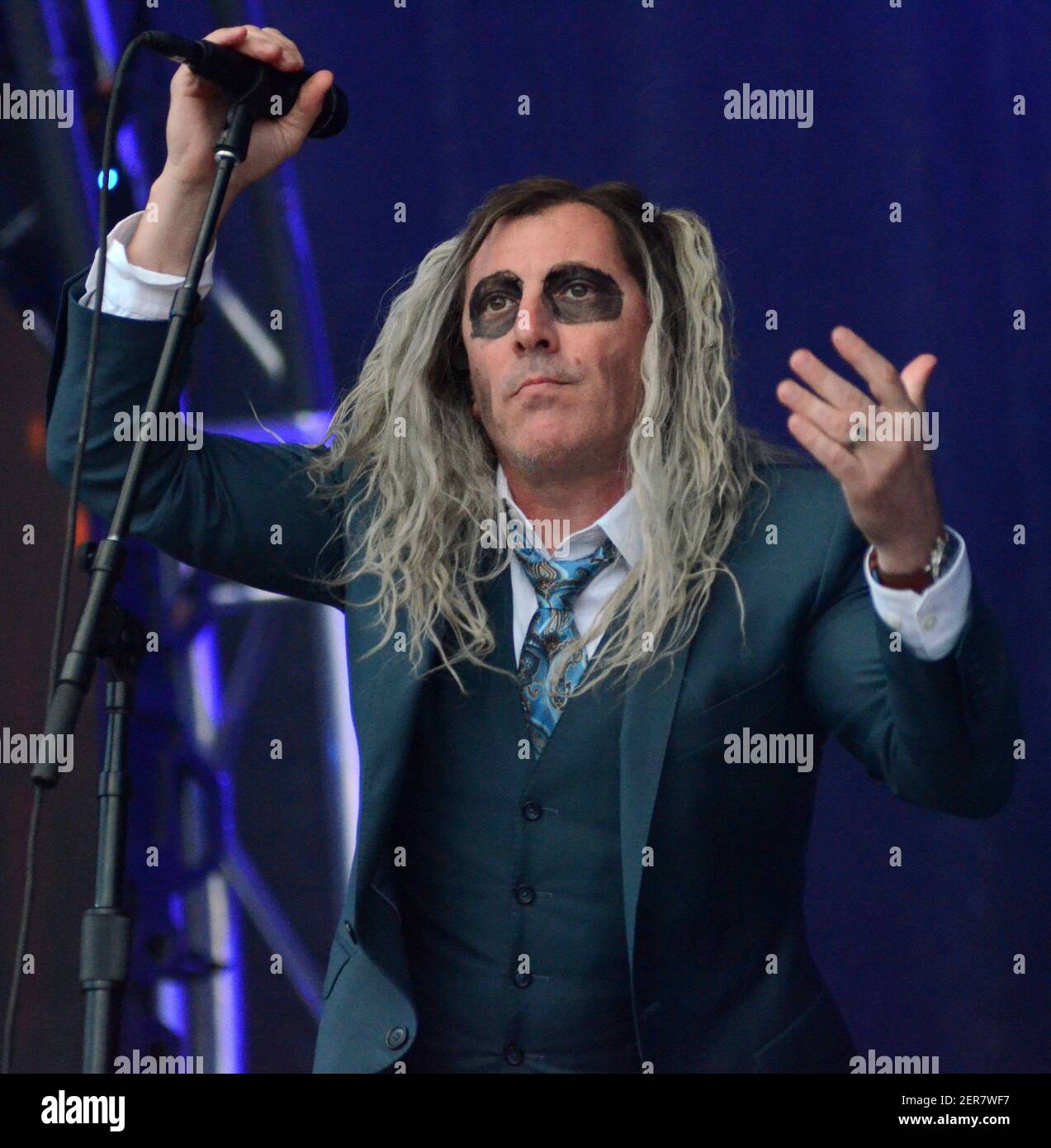 May 12 18 Lead Singer Maynard James Keenan Of The Band A Perfect Circle Performs During The Northern Invasion Music Festival In Somerset Wisconsin Photo By Ricky Bassman Csm Sipa Usa Stock Photo