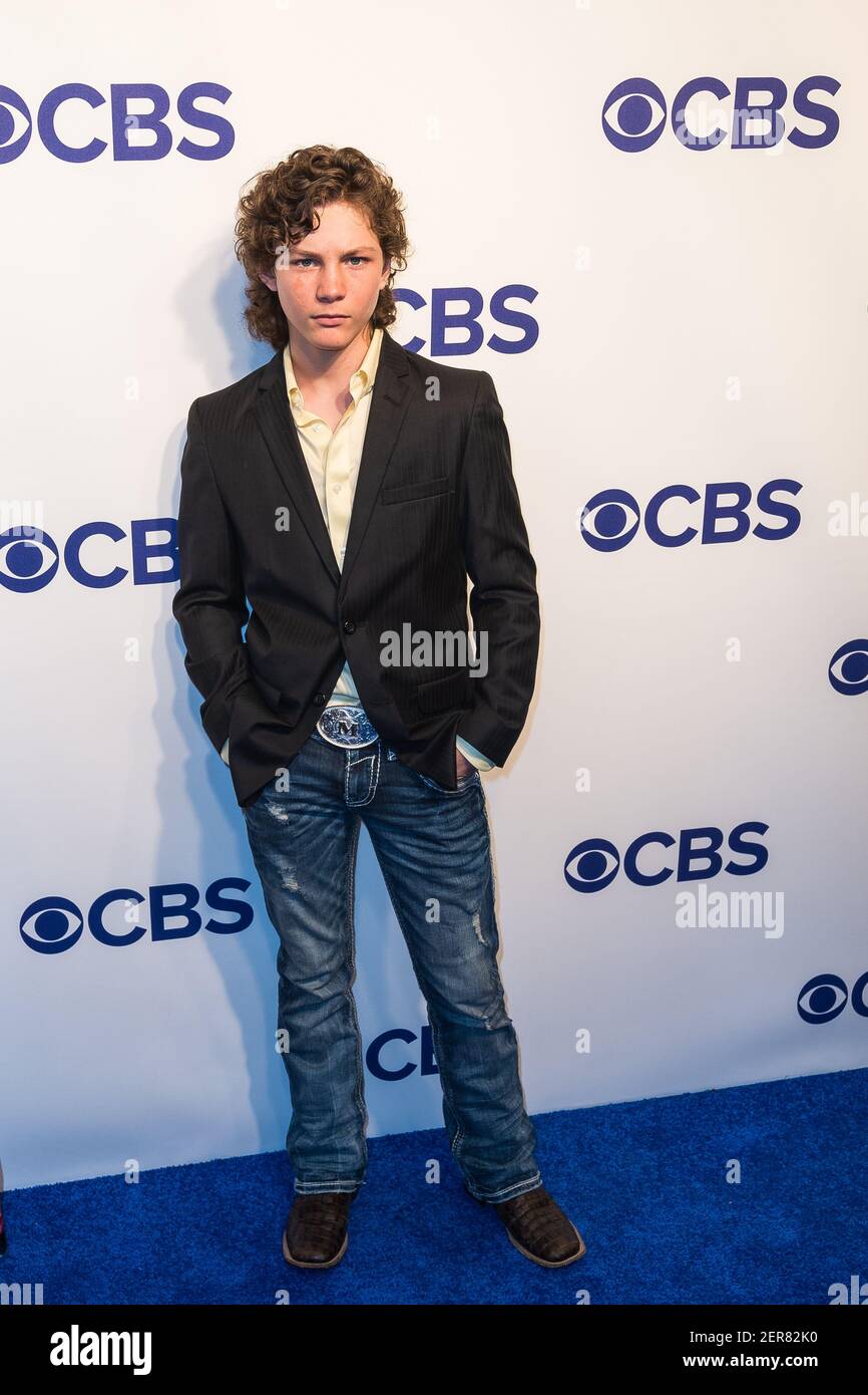 Montana Jordan is seen at arrivals for the 2018 CBS Upfront ...