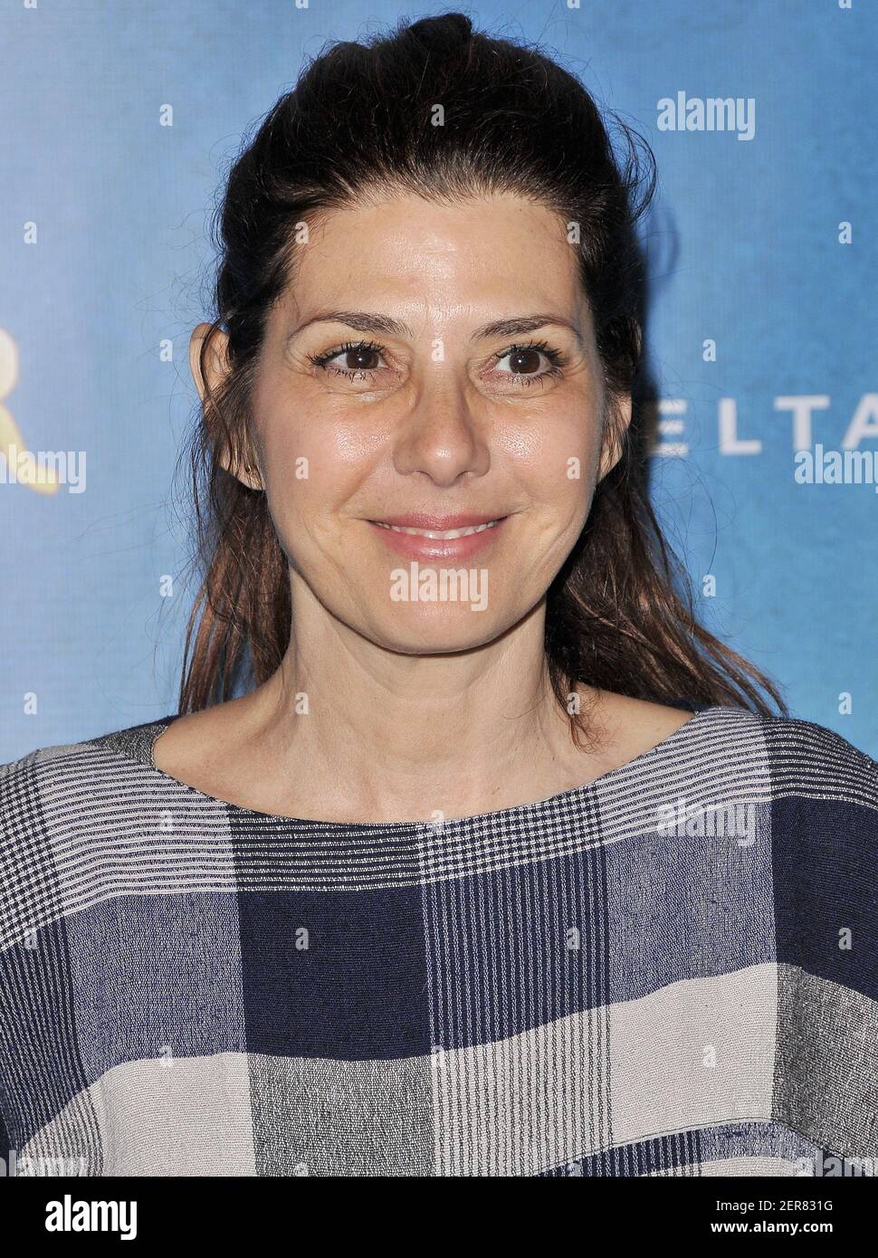 Marisa Tomei arrives at the "Soft Power" Opening held at the Ahmanson