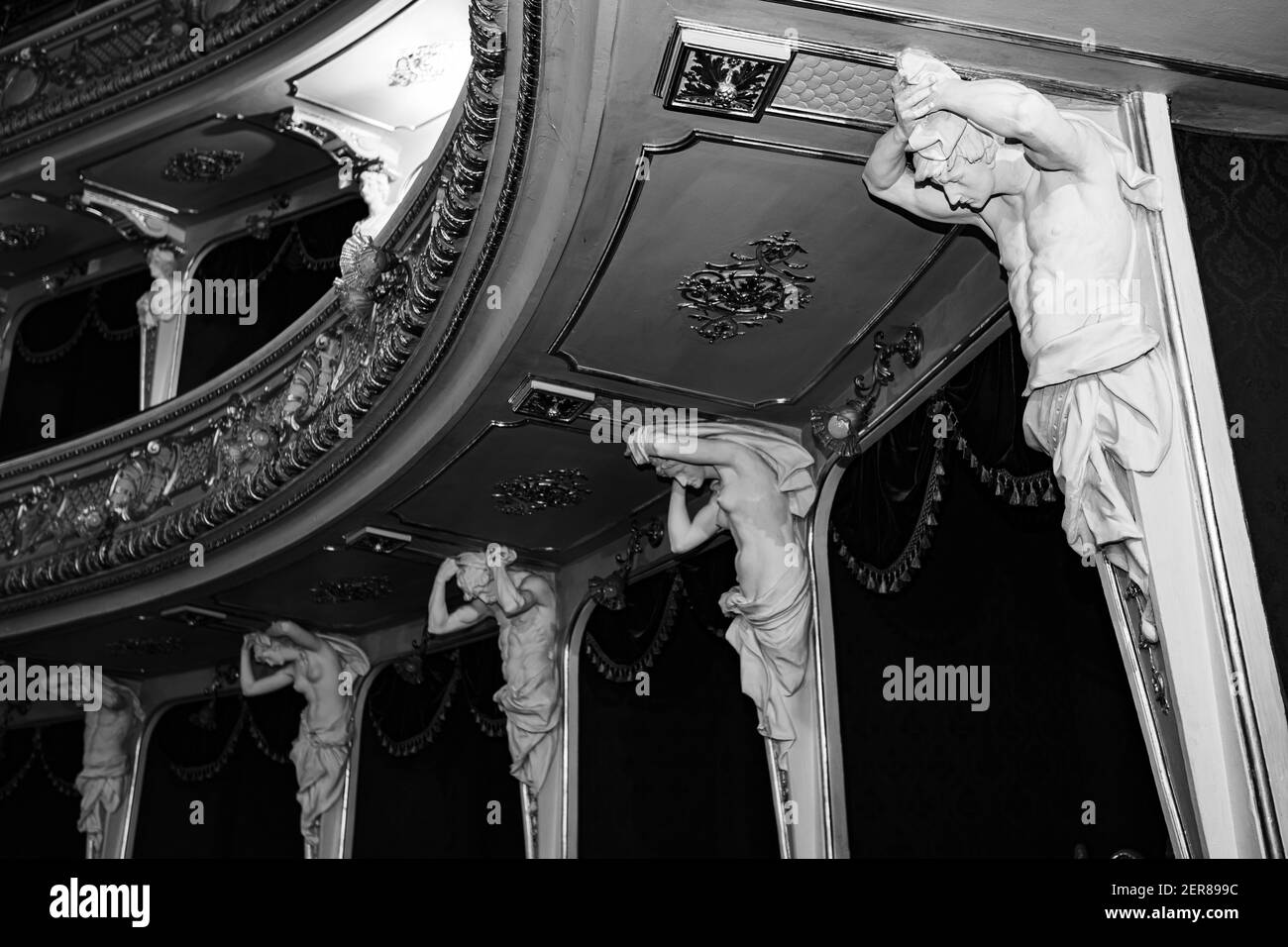 Ukrainian house interior Black and White Stock Photos & Images - Alamy
