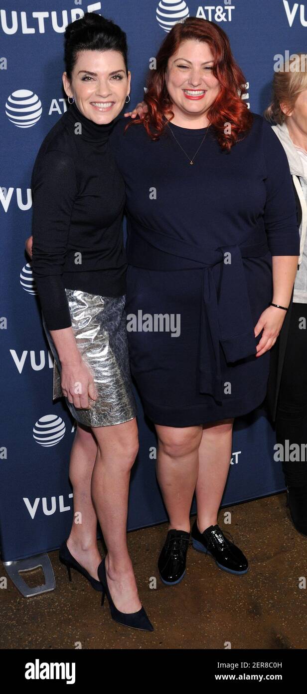 L-R: Actresses Julianna Margulies and Joy Nash attend the Vulture