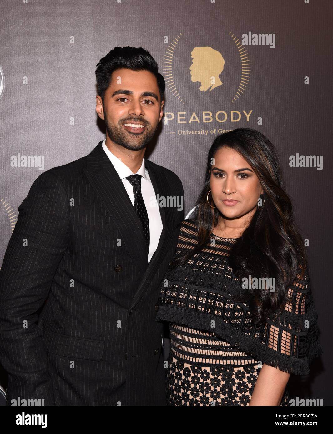 Hasan Minhaj and Beena Patel attend the 78th Annual Peabody Awards Ceremony  at Cipriani, Wall Street on May 18, 2019 in New York City. Photo by Steven  Ferdman/UPI Stock Photo - Alamy