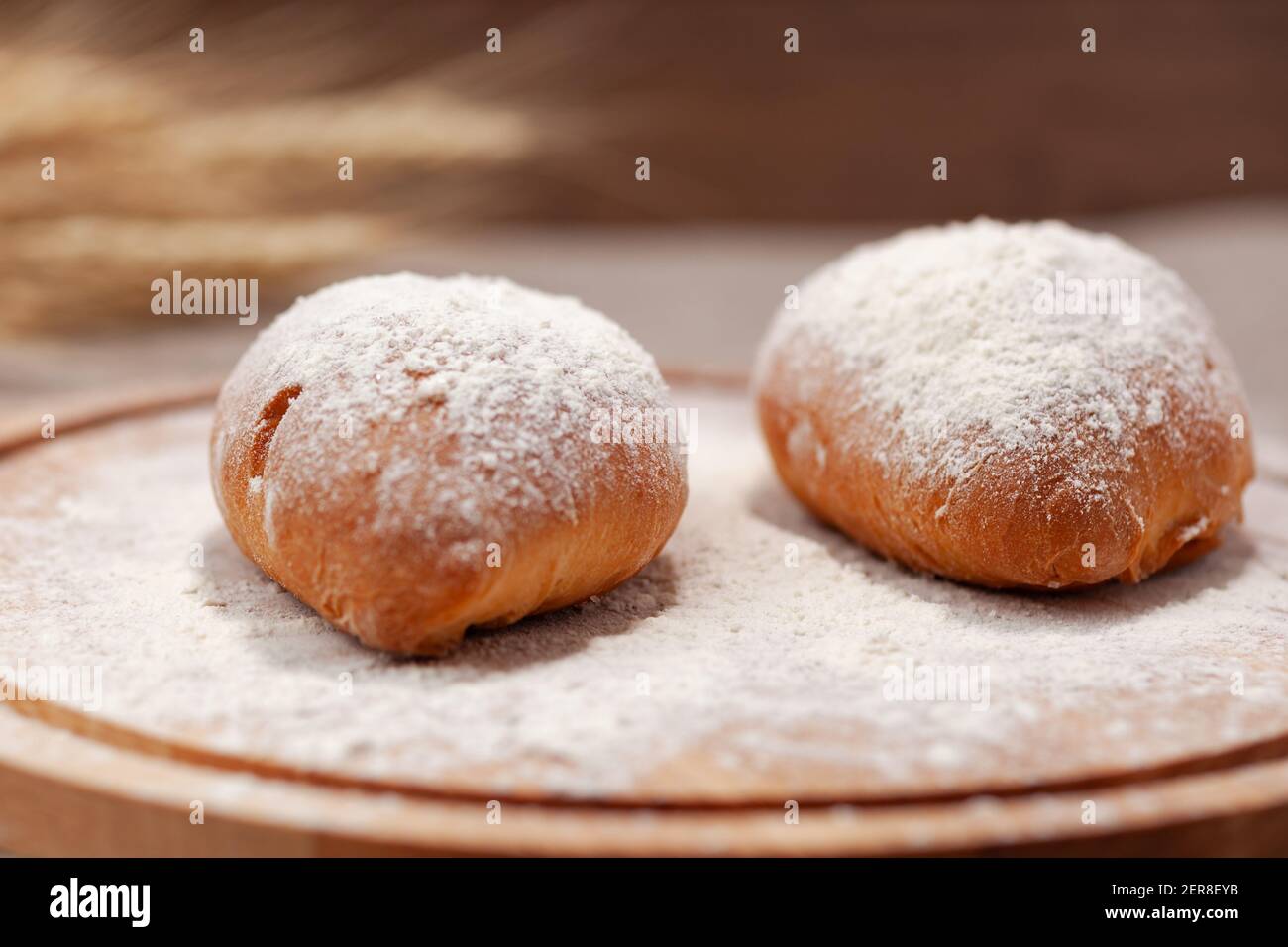 pies on the cutting board Stock Photo