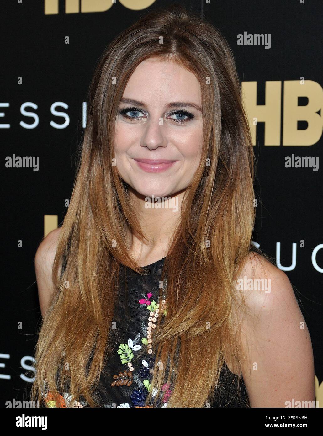 Actress Justine Lupe attends the red carpet premiere of HBO's