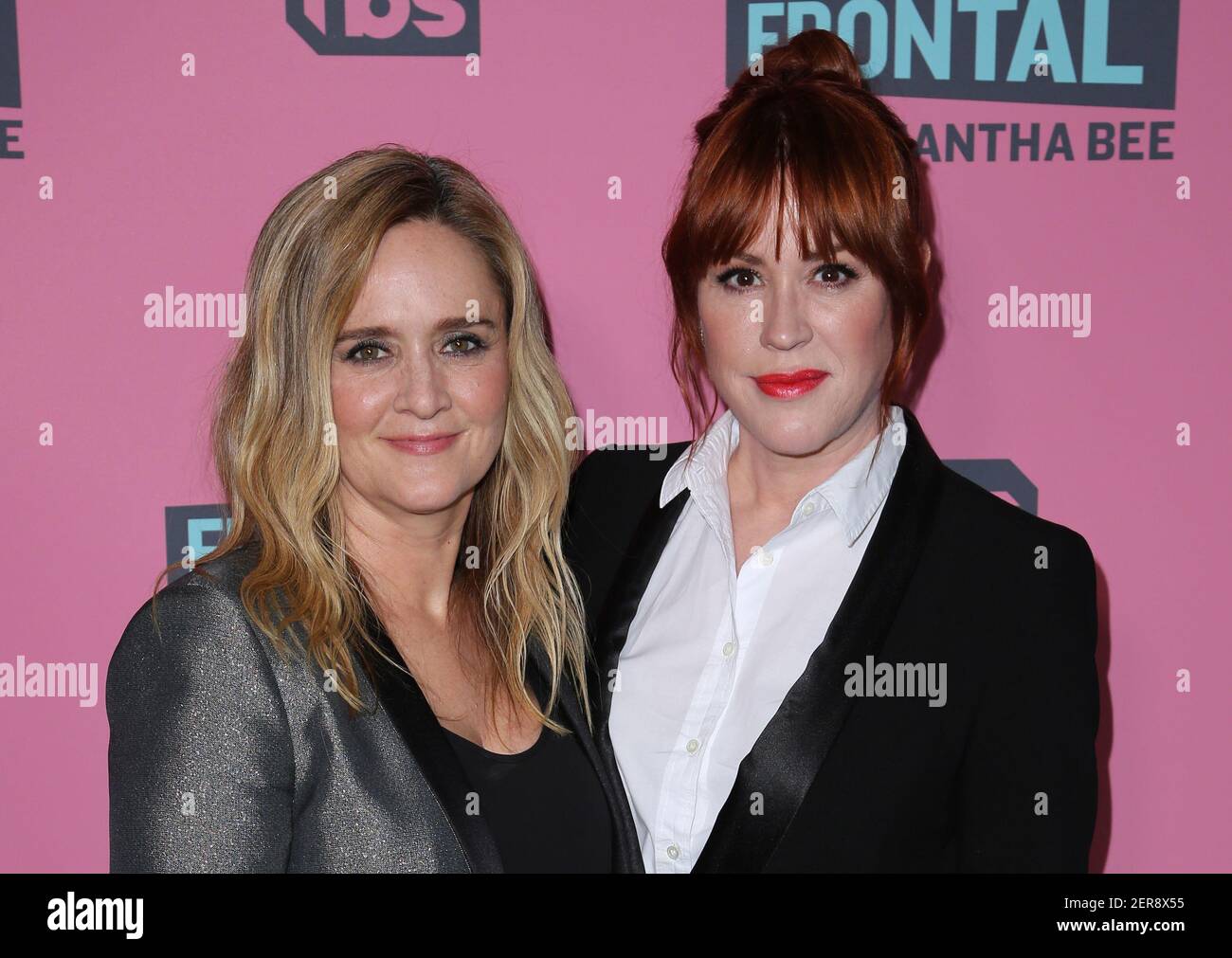 Samantha Bee and Molly Ringwald at TBS' Full Frontal With Samantha Bee ...