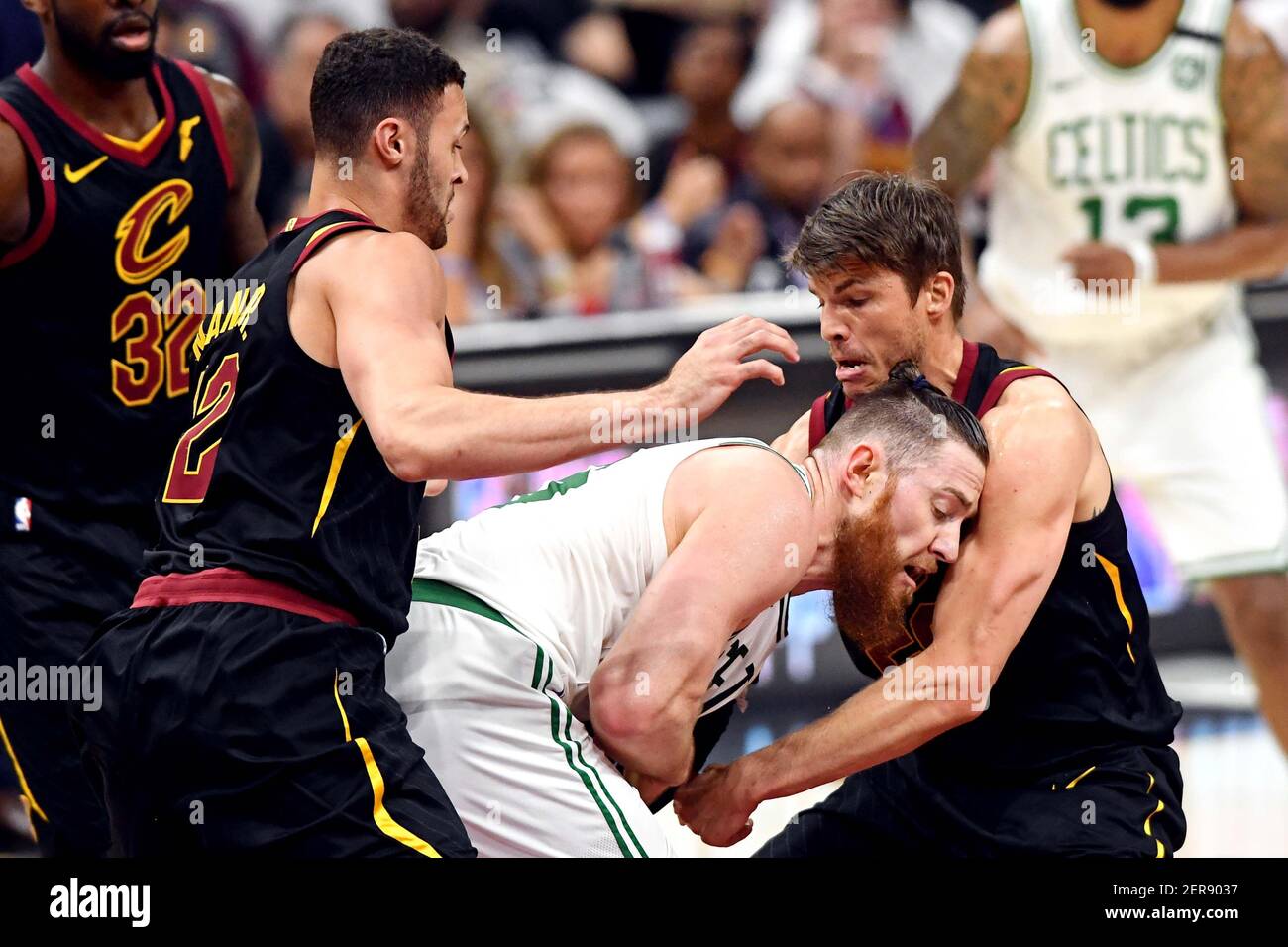 May 25 18 Cleveland Oh Usa Xxxxxxx In Game Six Of The Eastern Conference Finals Of The 18 Nba Playoffs At Quicken Loans Arena Mandatory Credit Ken Blaze Usa Today Sports Stock Photo Alamy