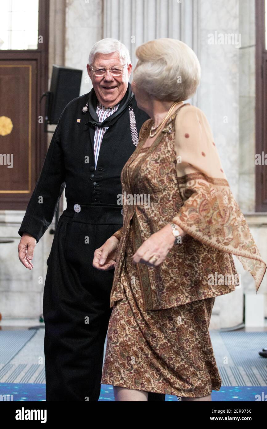 Her Royal Highness Princess Beatrix of the Netherlands presents the ...