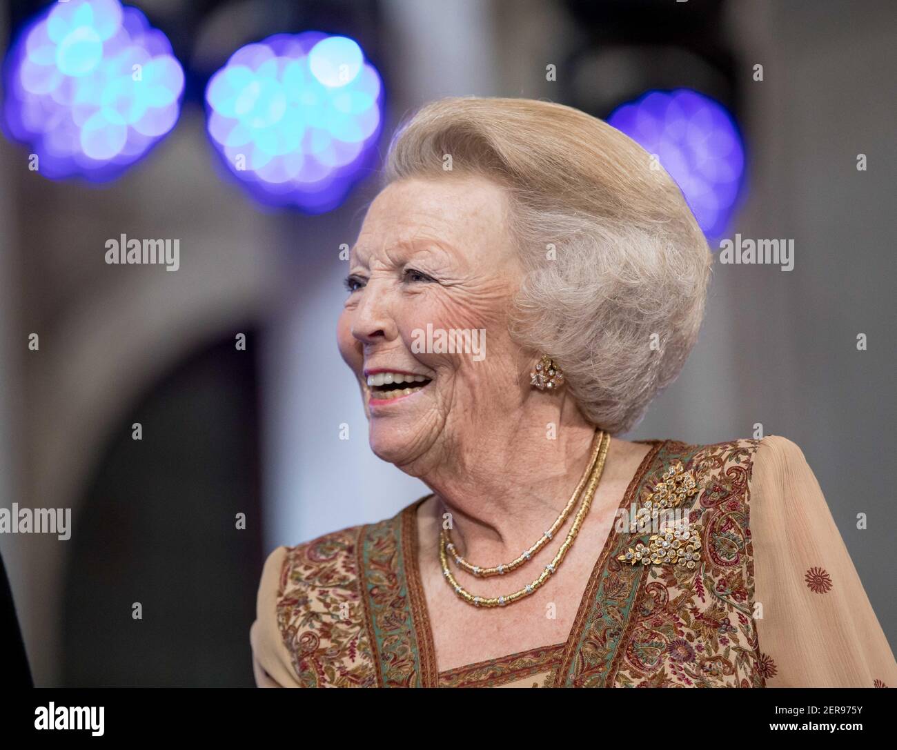 Her Royal Highness Princess Beatrix of the Netherlands presents the ...
