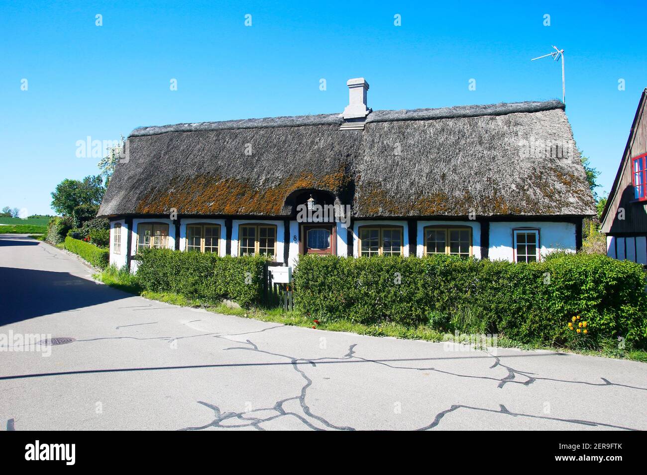 Typical Buildings at Samso Island, Denmark, Europe Stock Photo Alamy