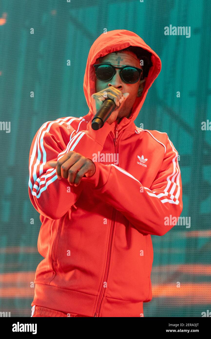 21 Savage (Shayaa Bin AbrahamJoseph) at Huntington Bank Pavilion at Northerly Island on June, 5