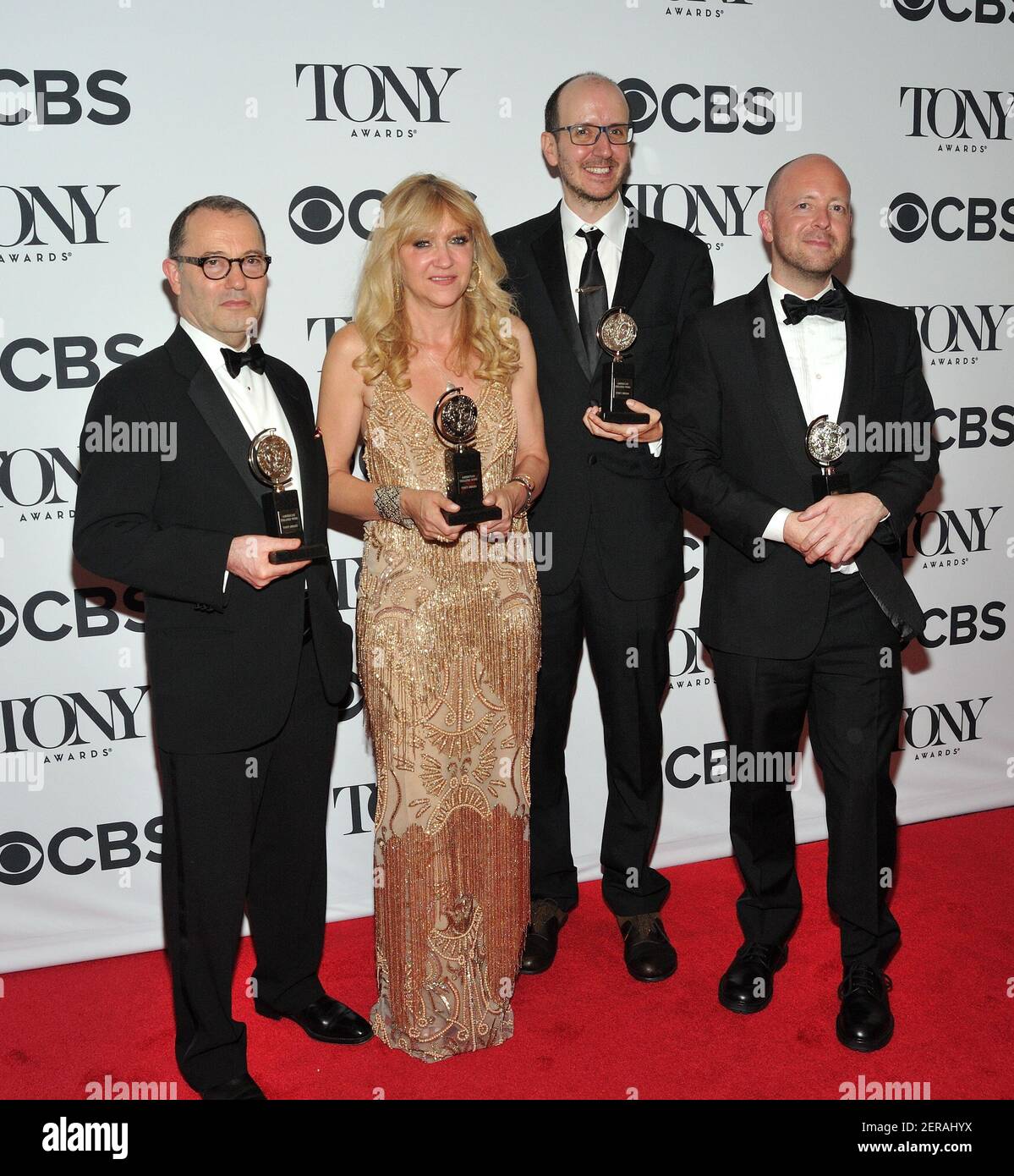 LR Producer Colin Callender, producer Sonia Friedman, writer Jack