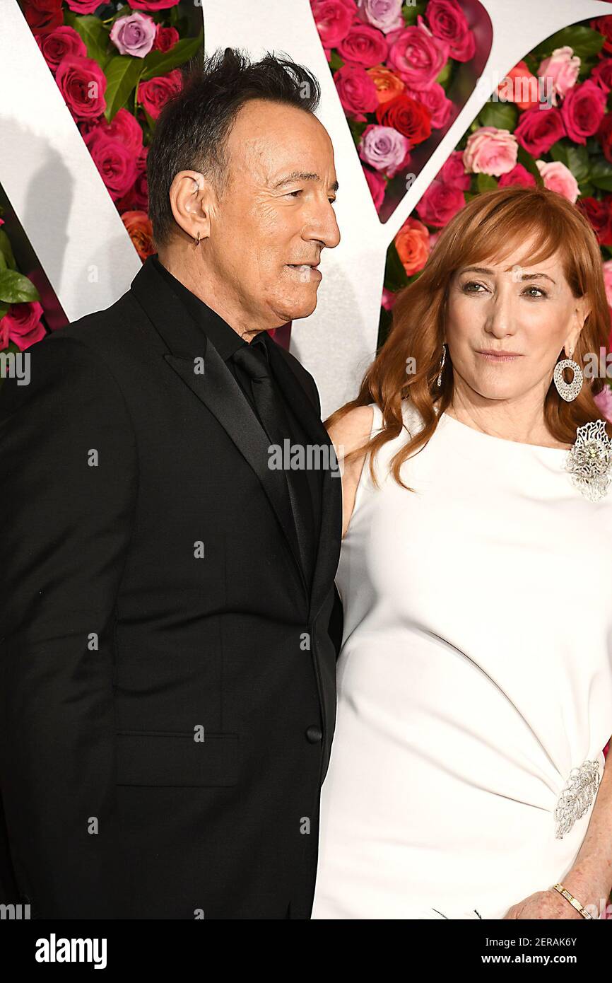 Bruce Springsteen and wife Patti Scialfa arrive at The 72nd Annual Tony